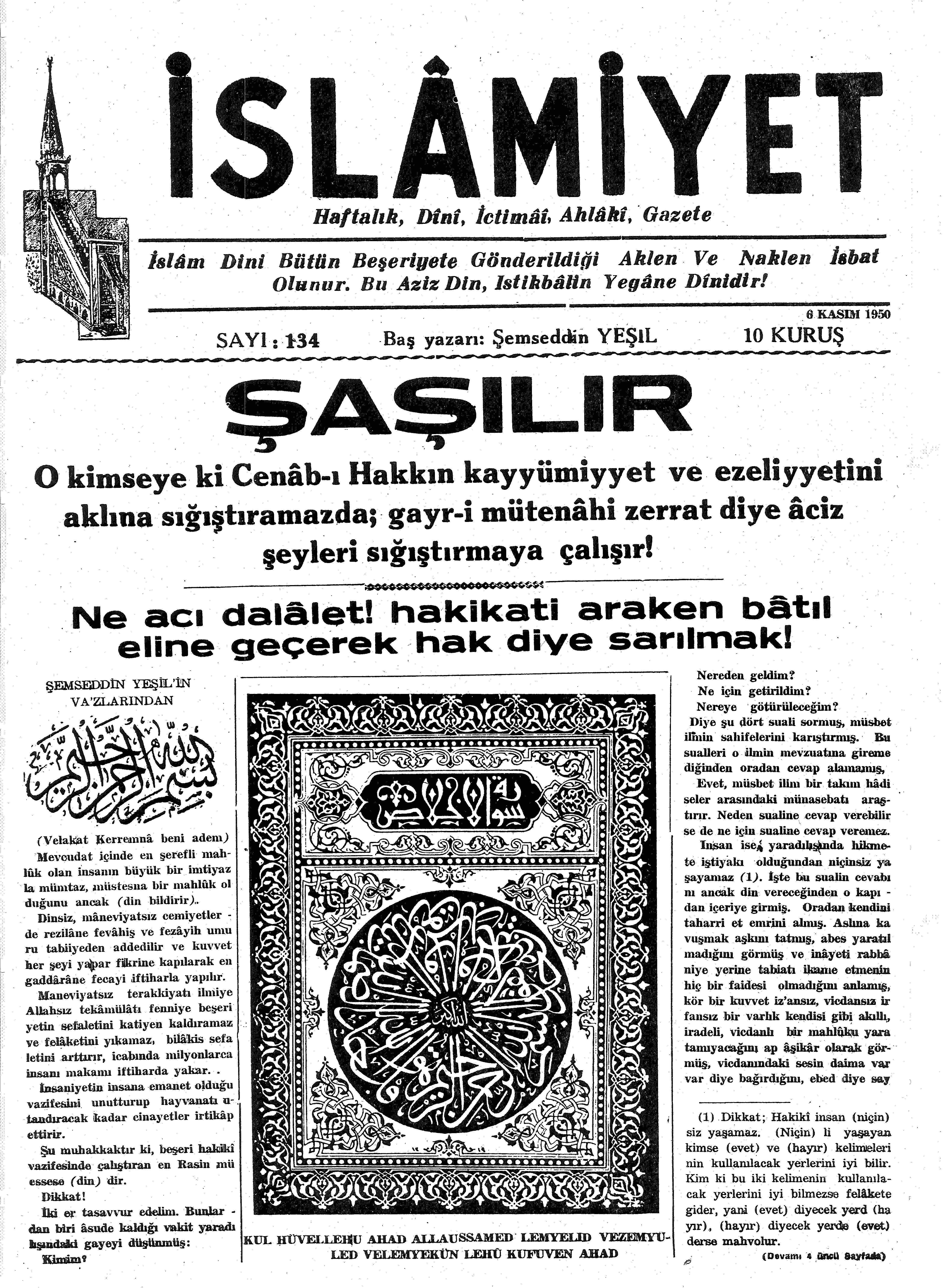 3. Cilt 134. Sayı Kapağı