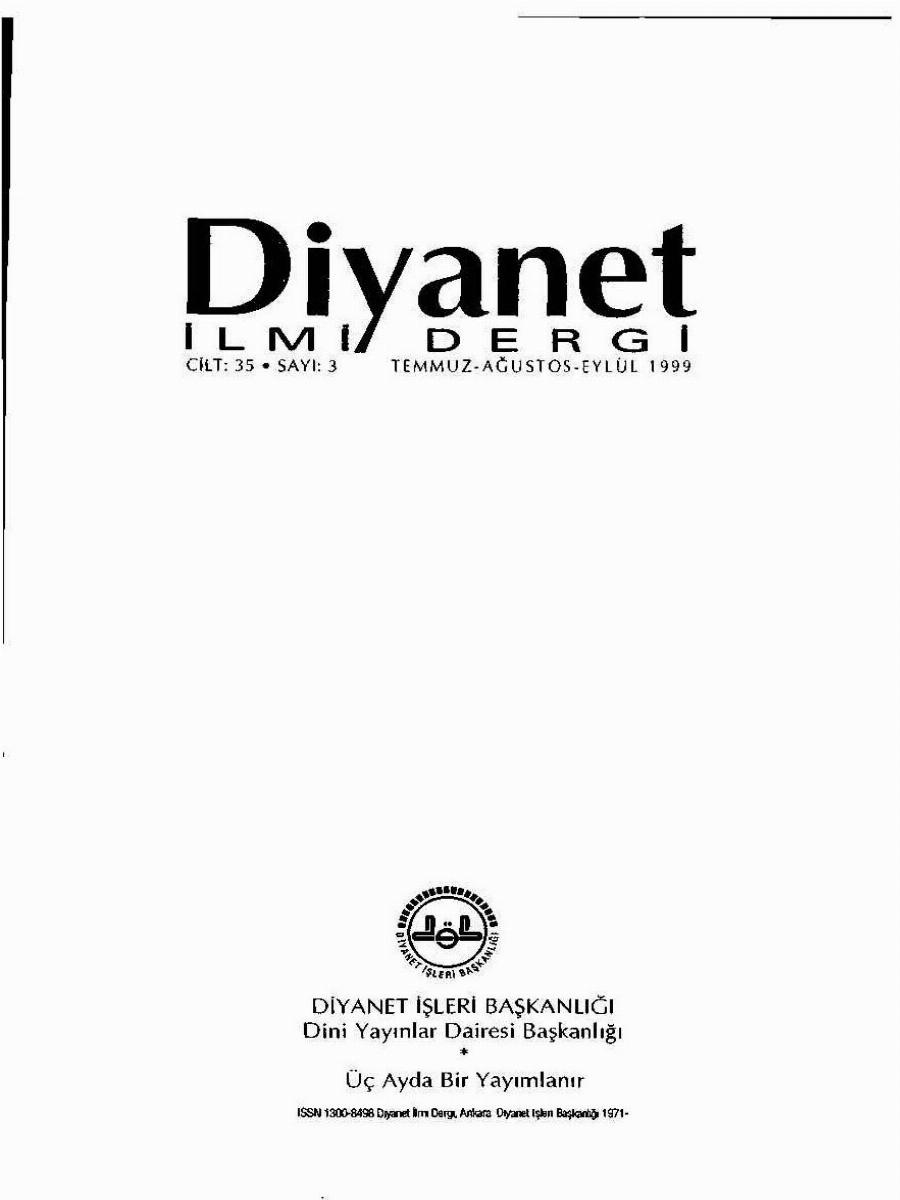 35. Cilt 3. Sayı Kapağı