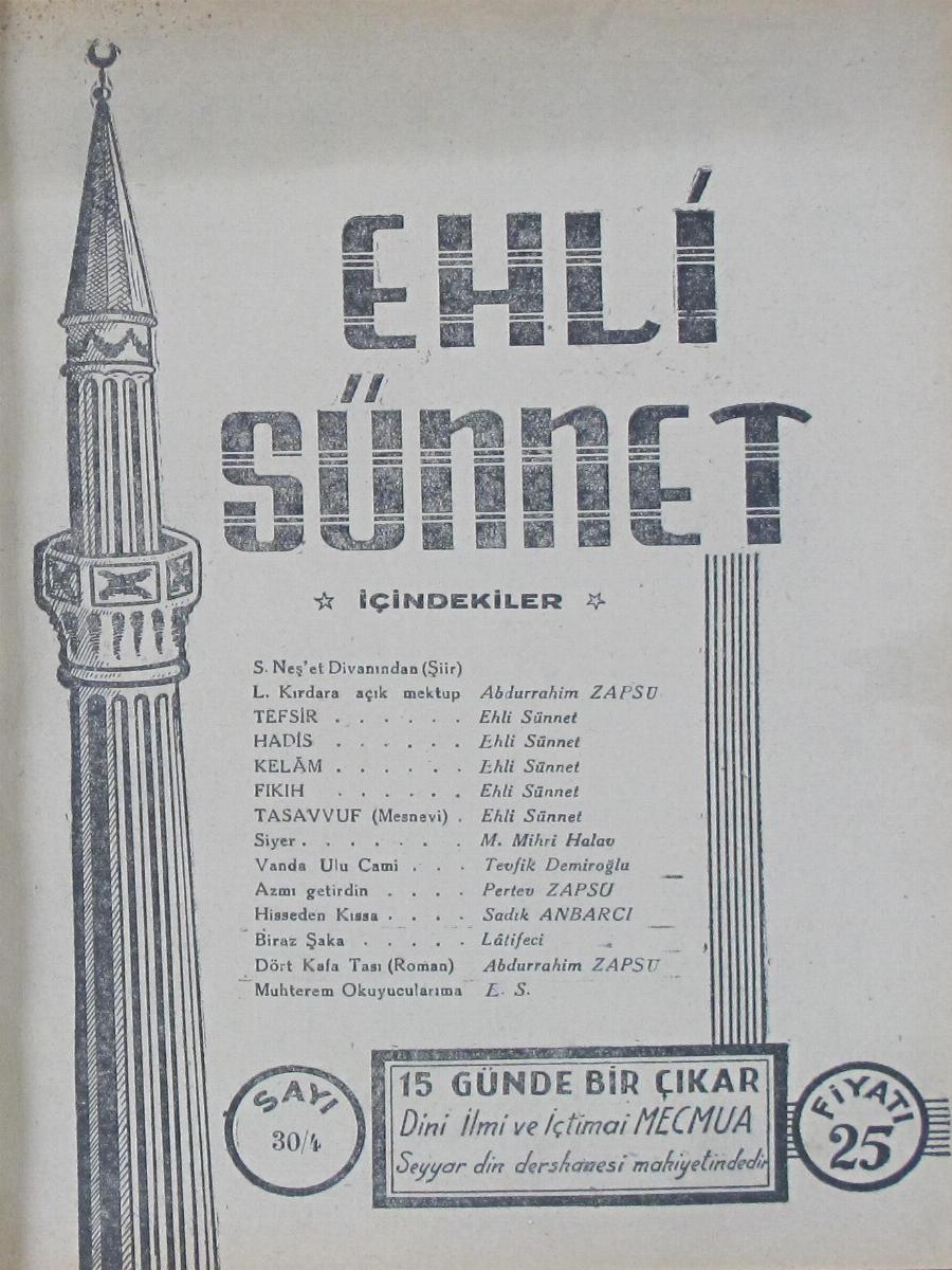 2. Cilt 30. Sayı Kapağı