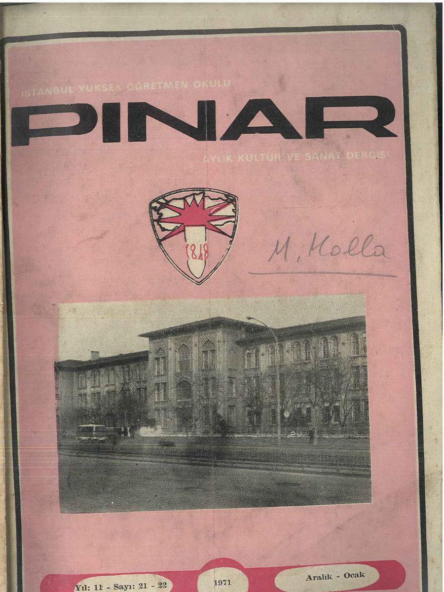 1. Cilt 21-22. Sayı Kapağı