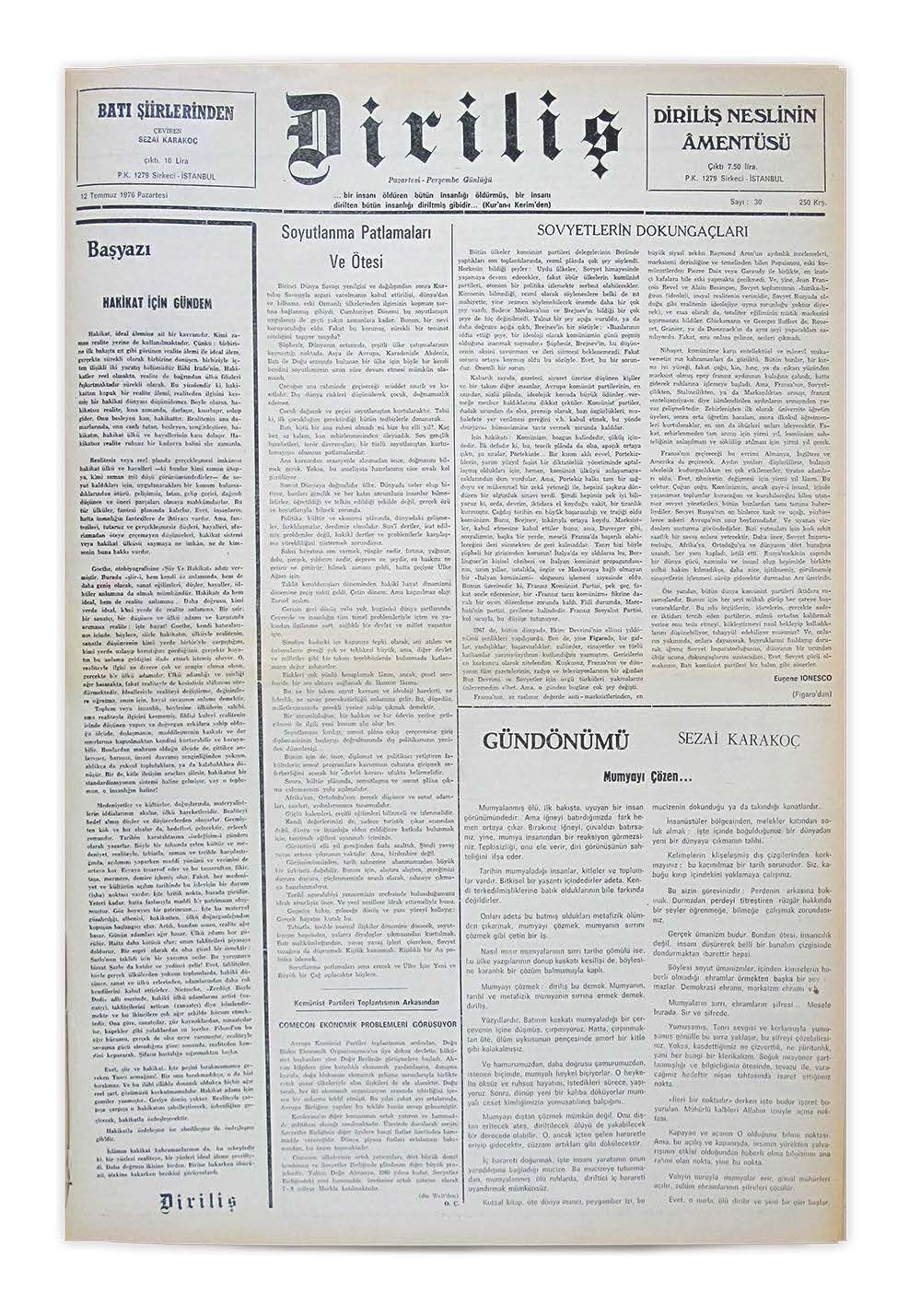 4. Cilt 30. Sayı Kapağı