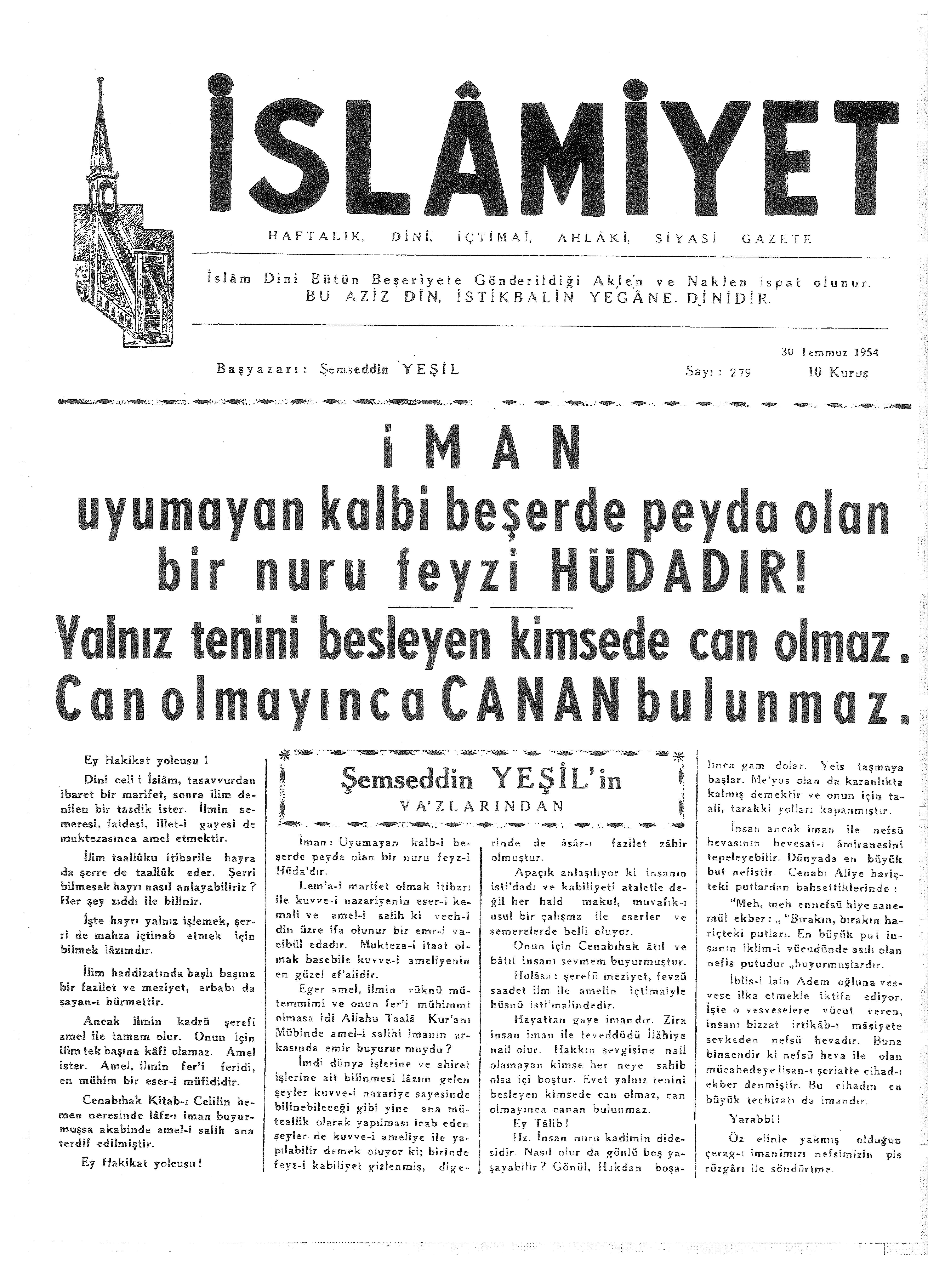 6. Cilt 279. Sayı Kapağı