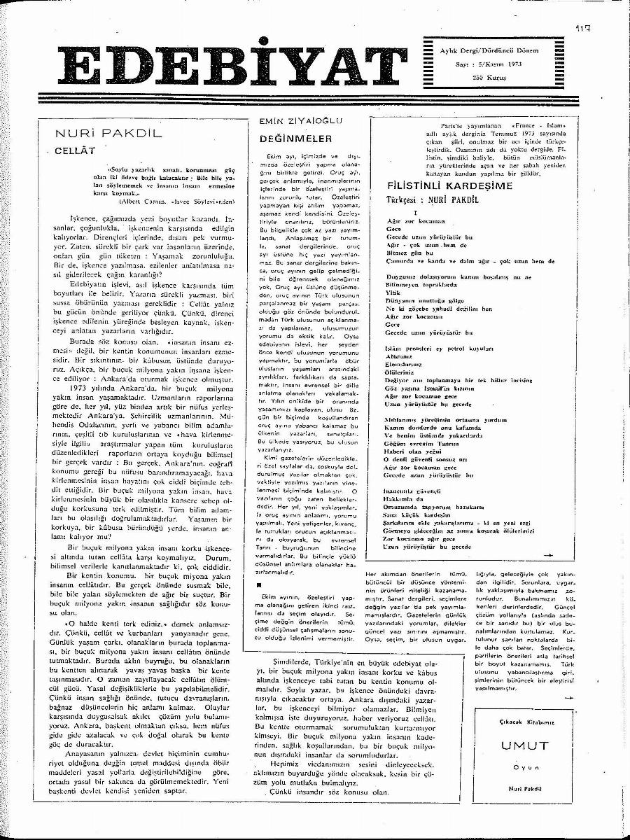 4. Cilt 5. Sayı Kapağı