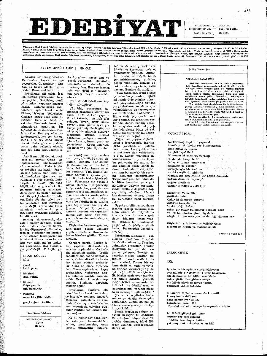 5. Cilt 38+96. Sayı Kapağı