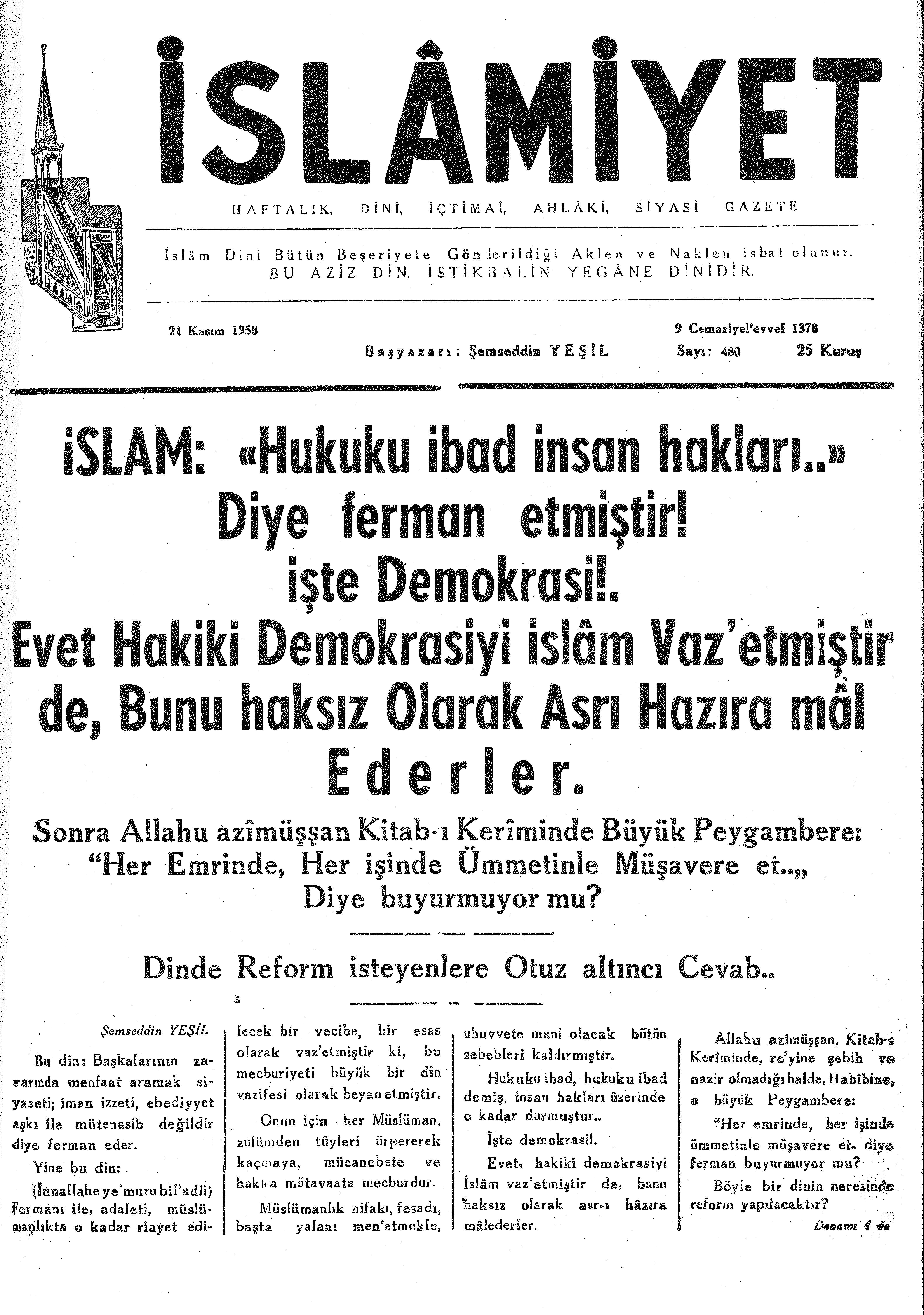 10. Cilt 480. Sayı Kapağı