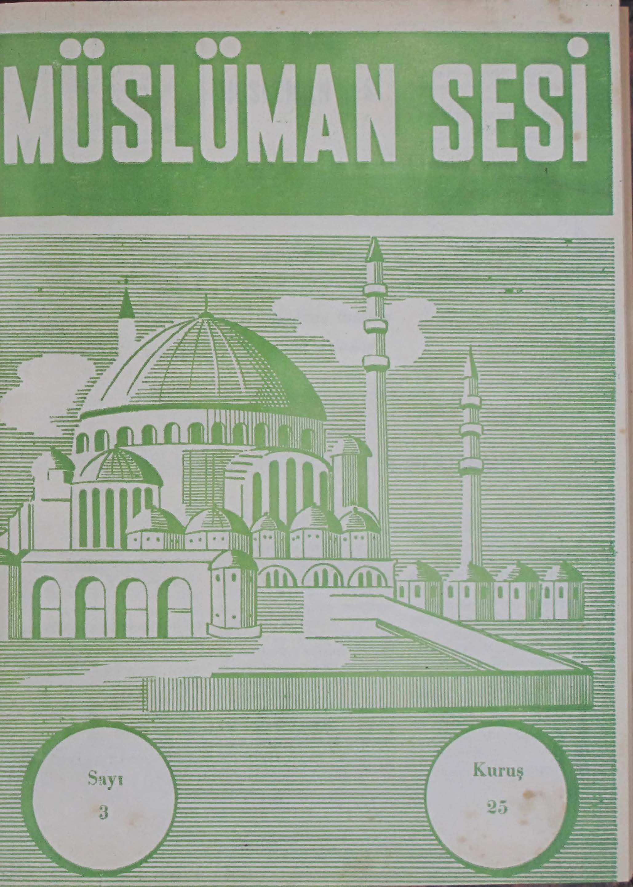1. Cilt 3. Sayı Kapağı