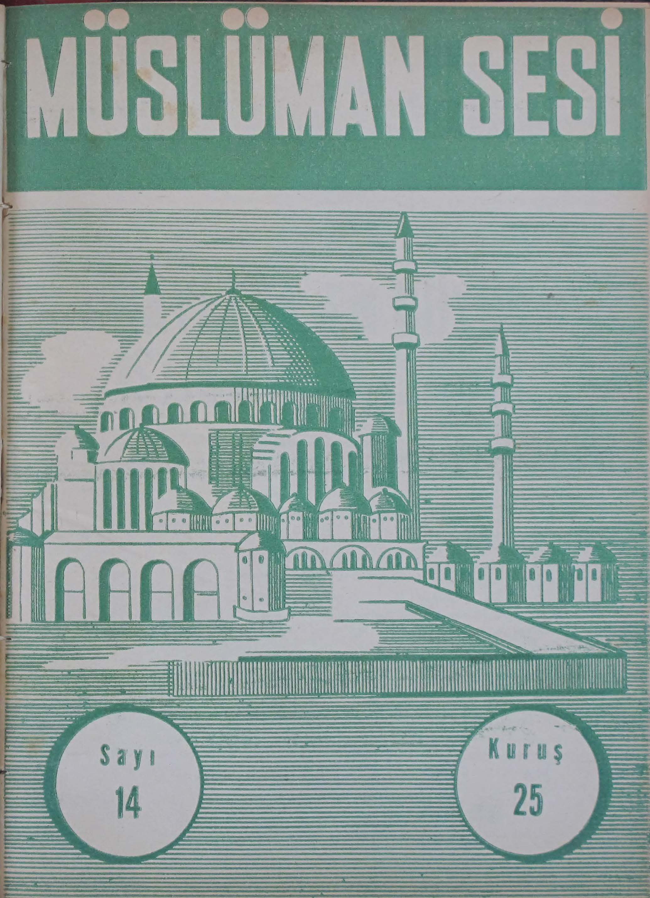 1. Cilt 14. Sayı Kapağı