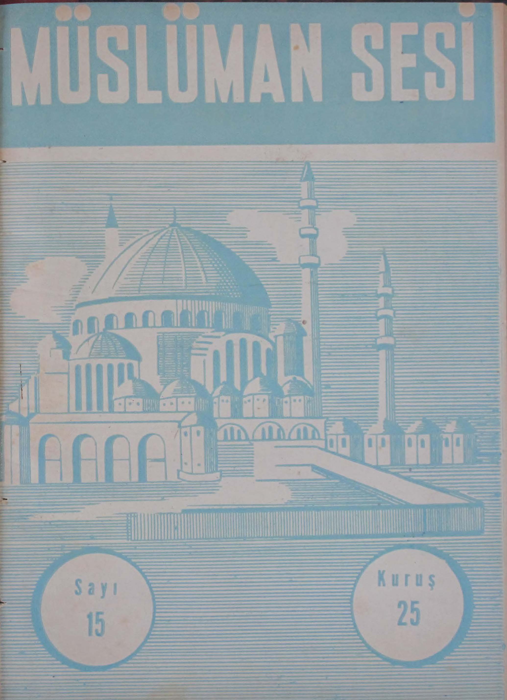 1. Cilt 15. Sayı Kapağı
