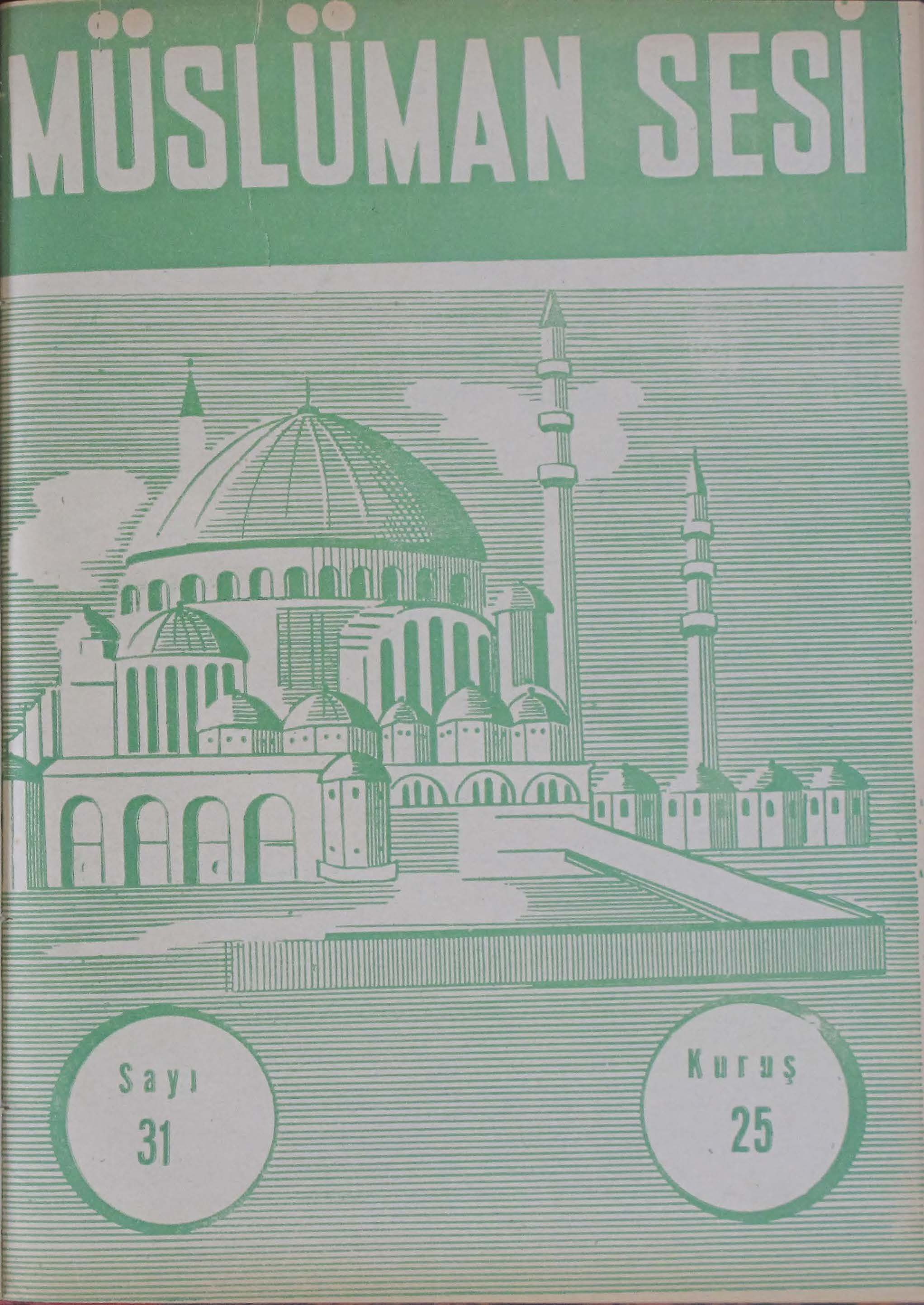 2. Cilt 31. Sayı Kapağı