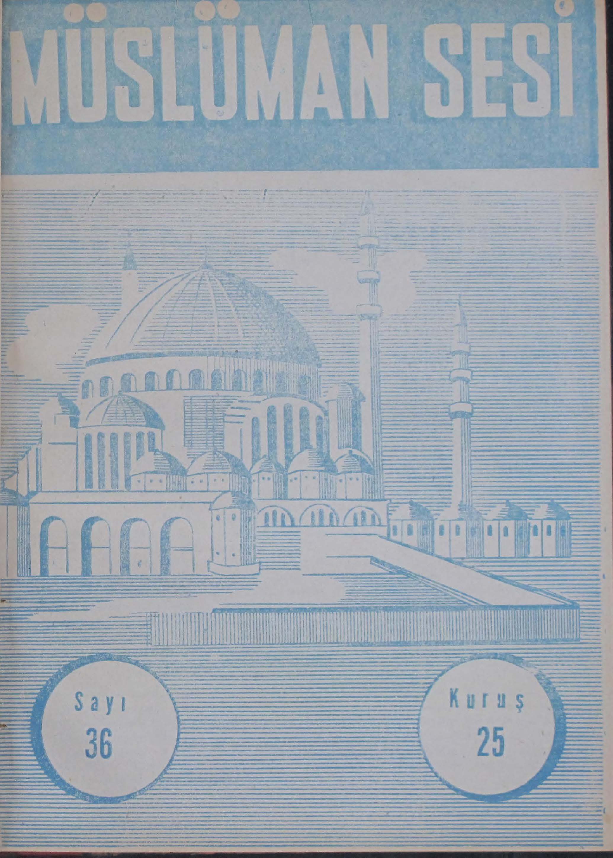 3. Cilt 36. Sayı Kapağı