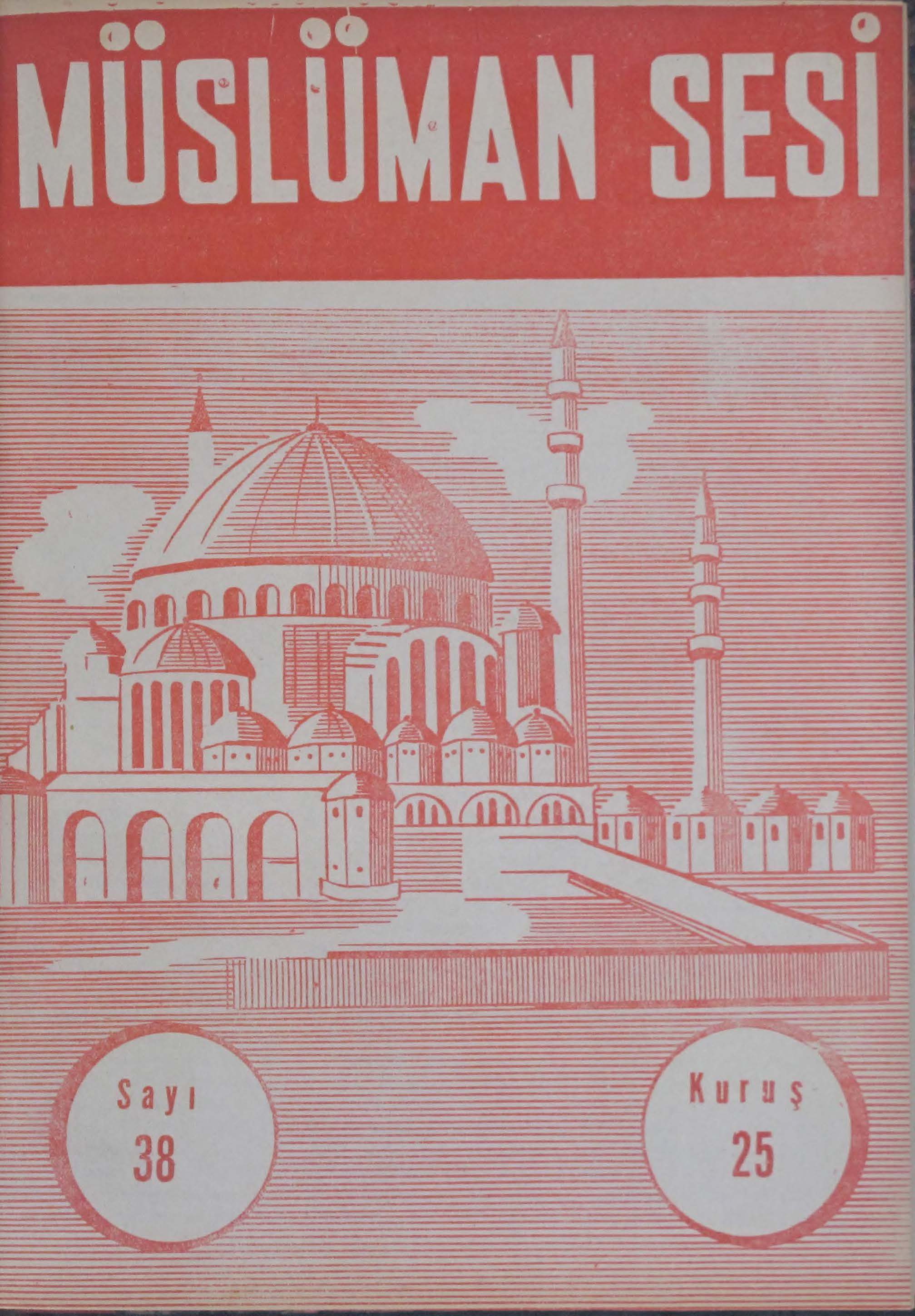 3. Cilt 38. Sayı Kapağı