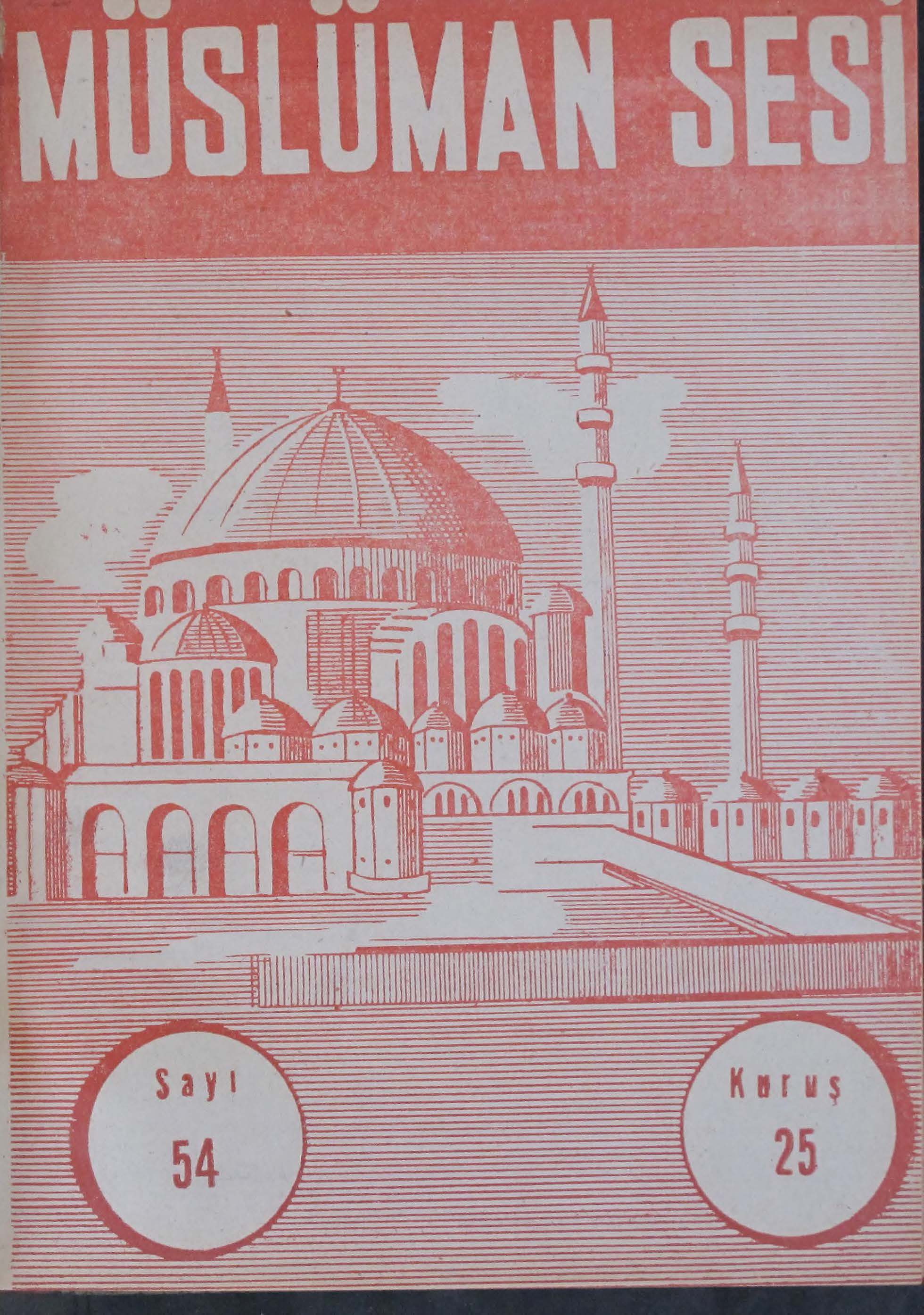 4. Cilt 54. Sayı Kapağı