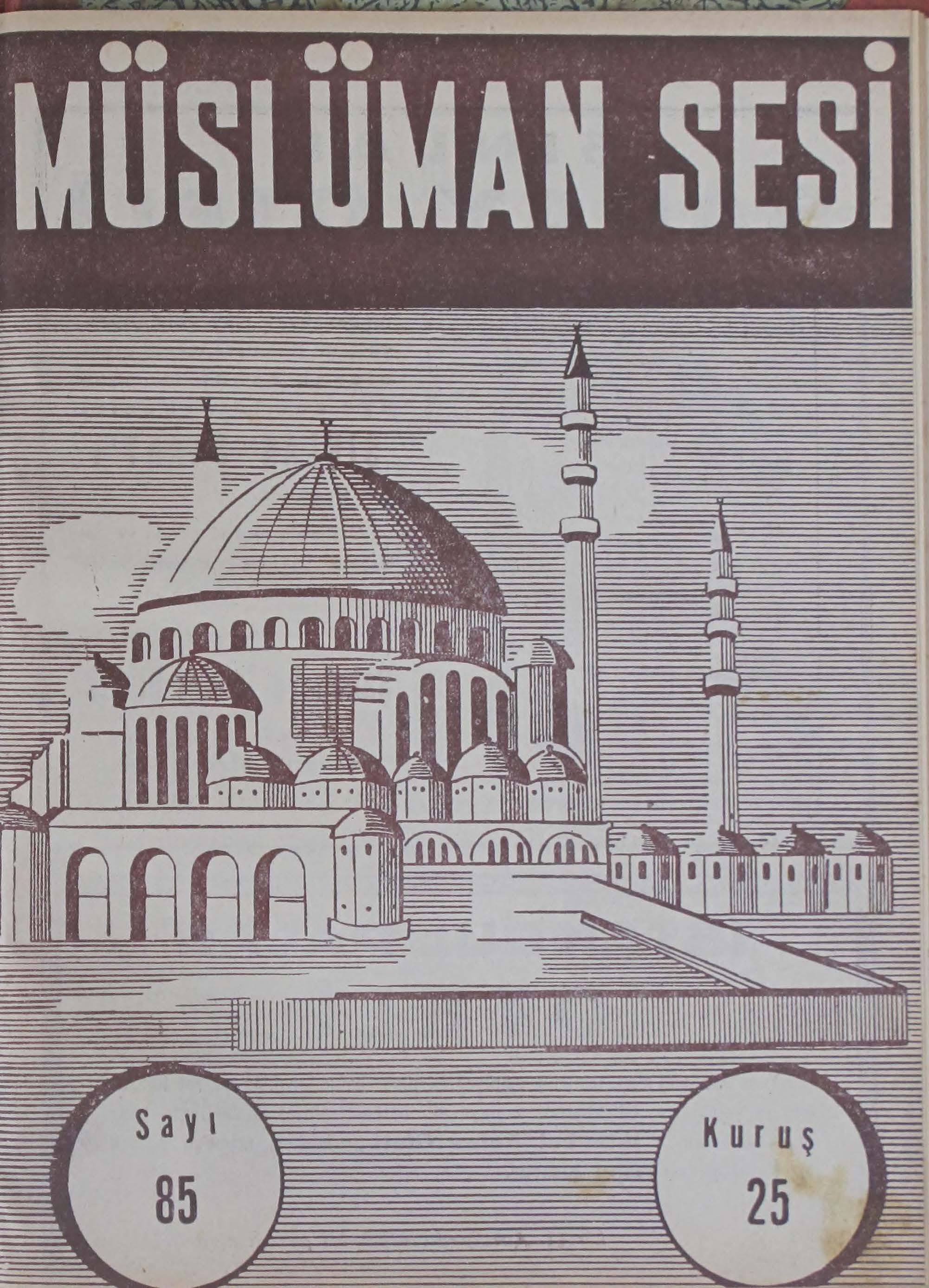 5. Cilt 85. Sayı Kapağı