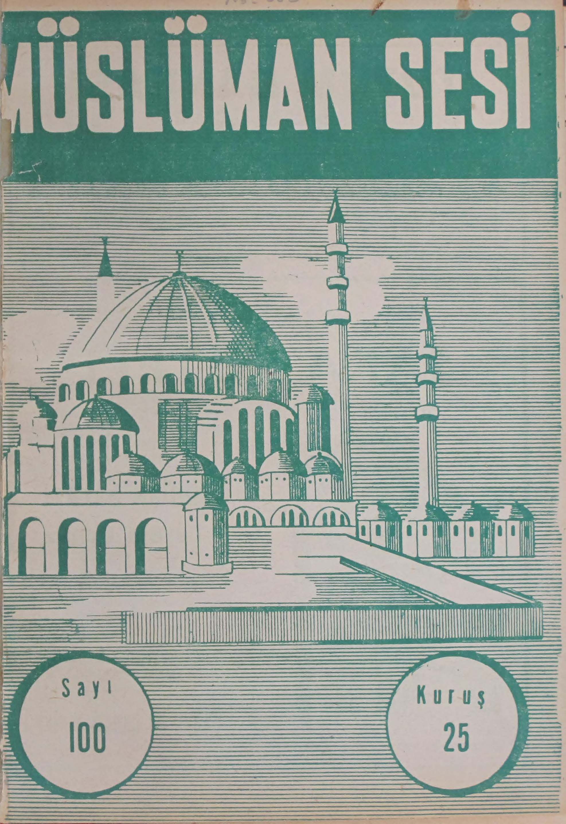 7. Cilt 100. Sayı Kapağı