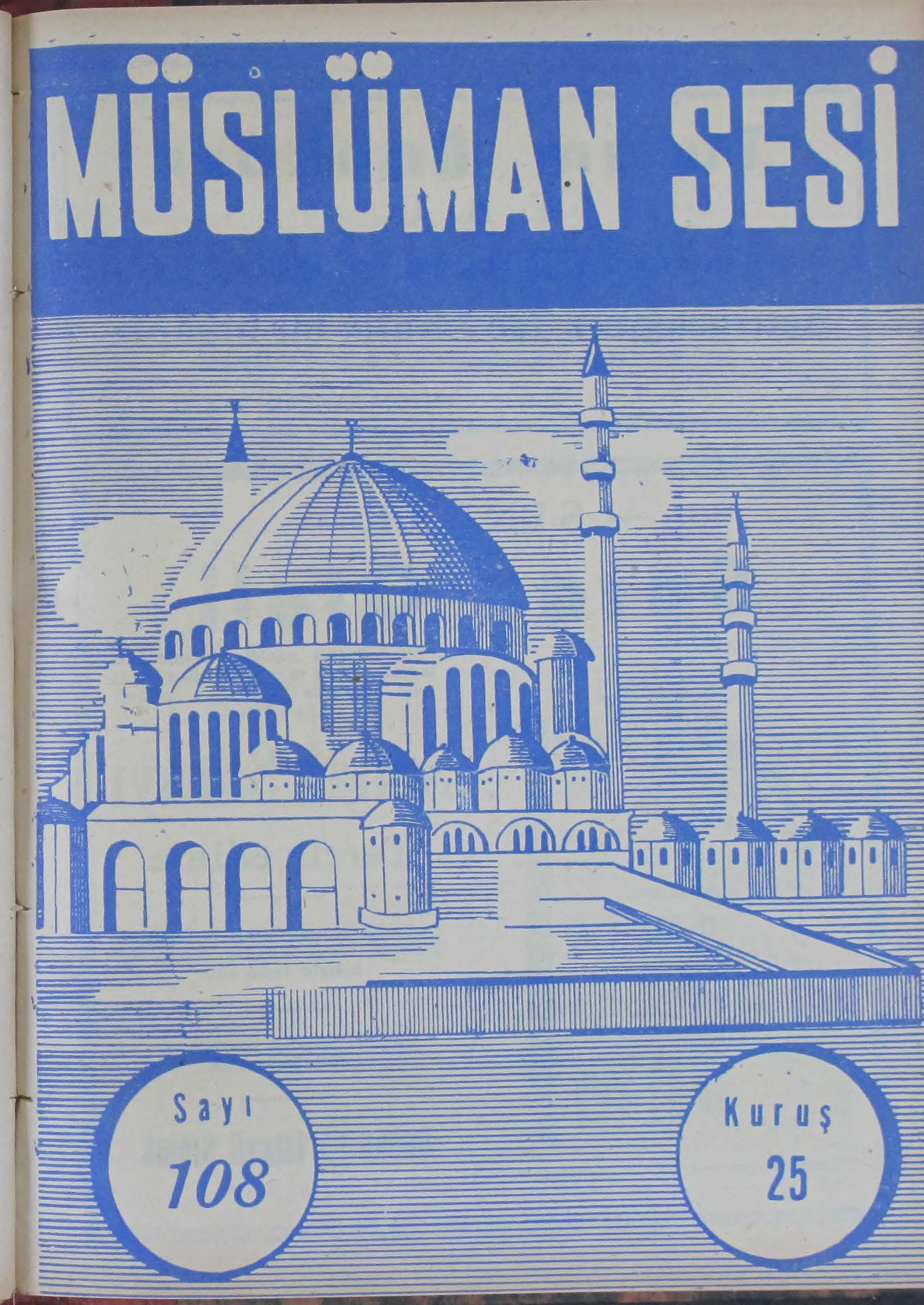 7. Cilt 108. Sayı Kapağı