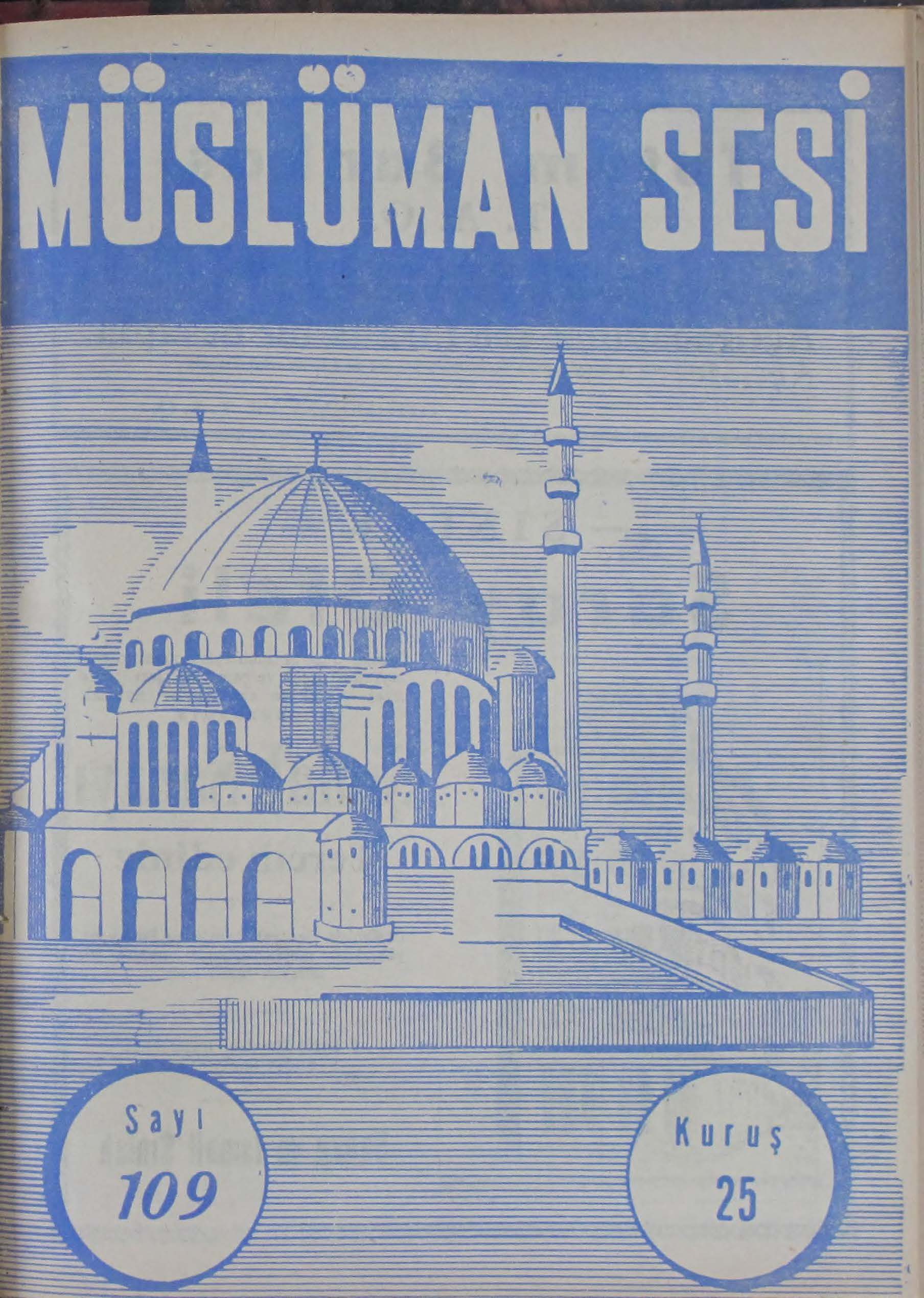 7. Cilt 109. Sayı Kapağı