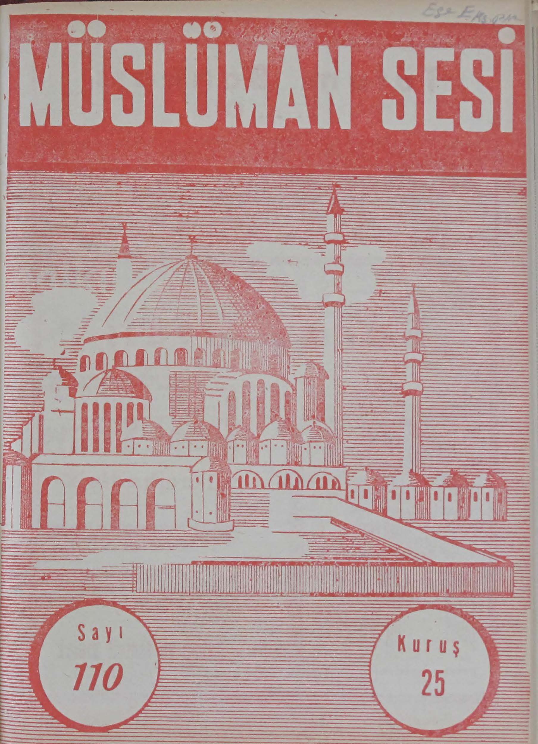 7. Cilt 110. Sayı Kapağı