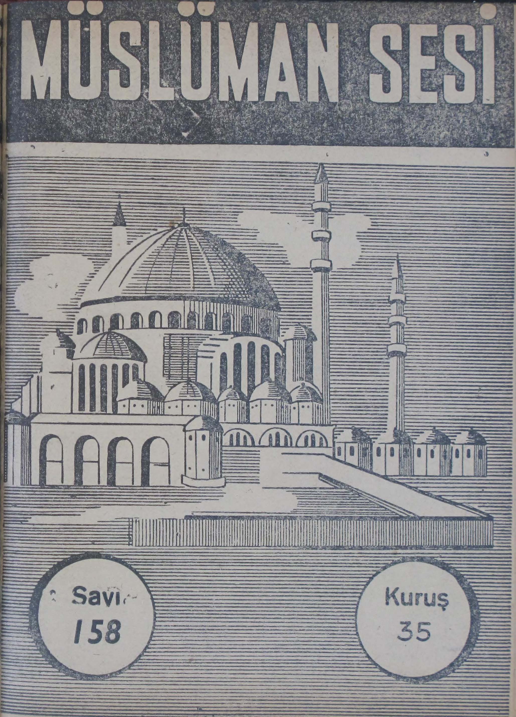 10. Cilt 158. Sayı Kapağı