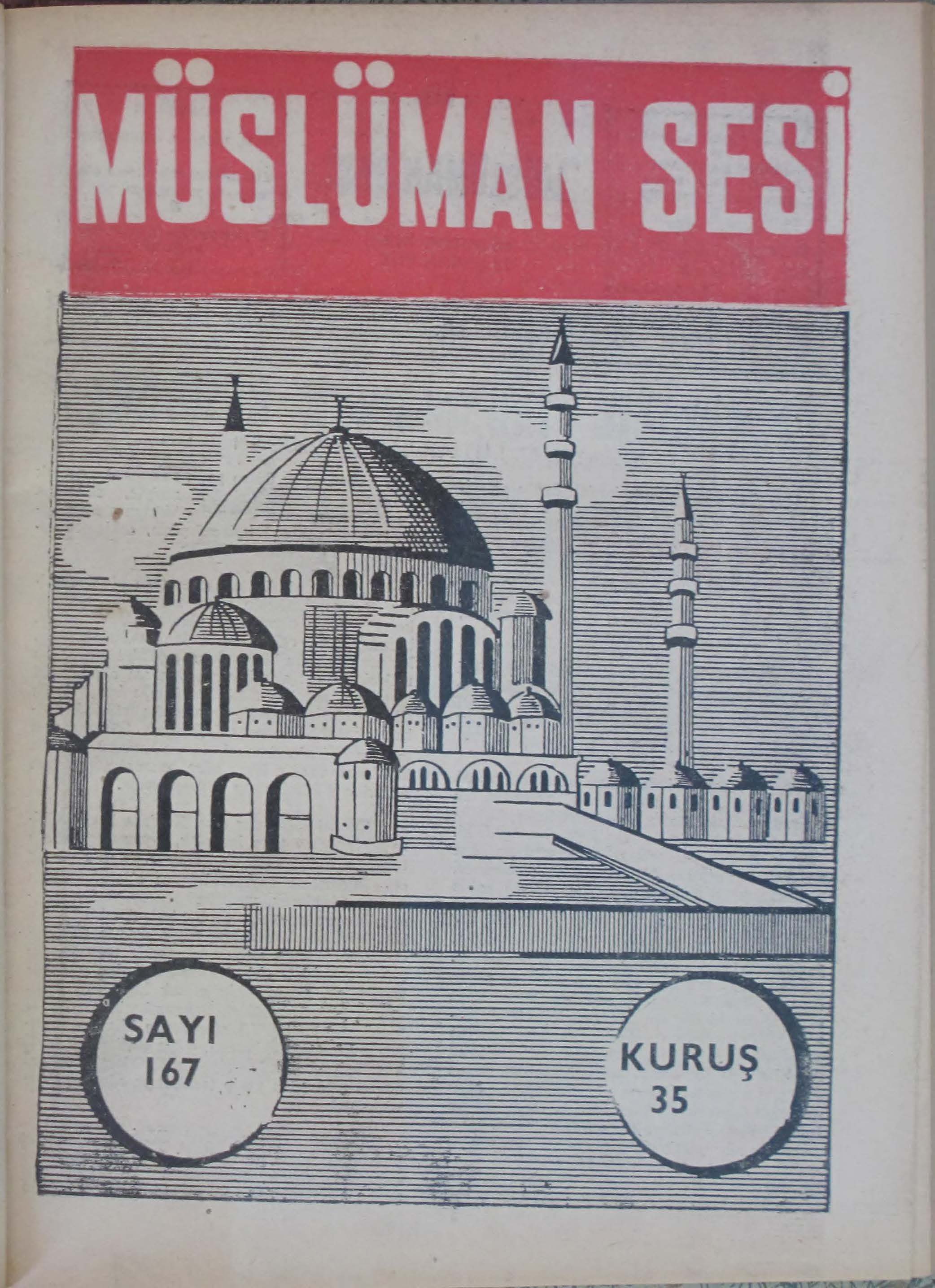 11. Cilt 167. Sayı Kapağı