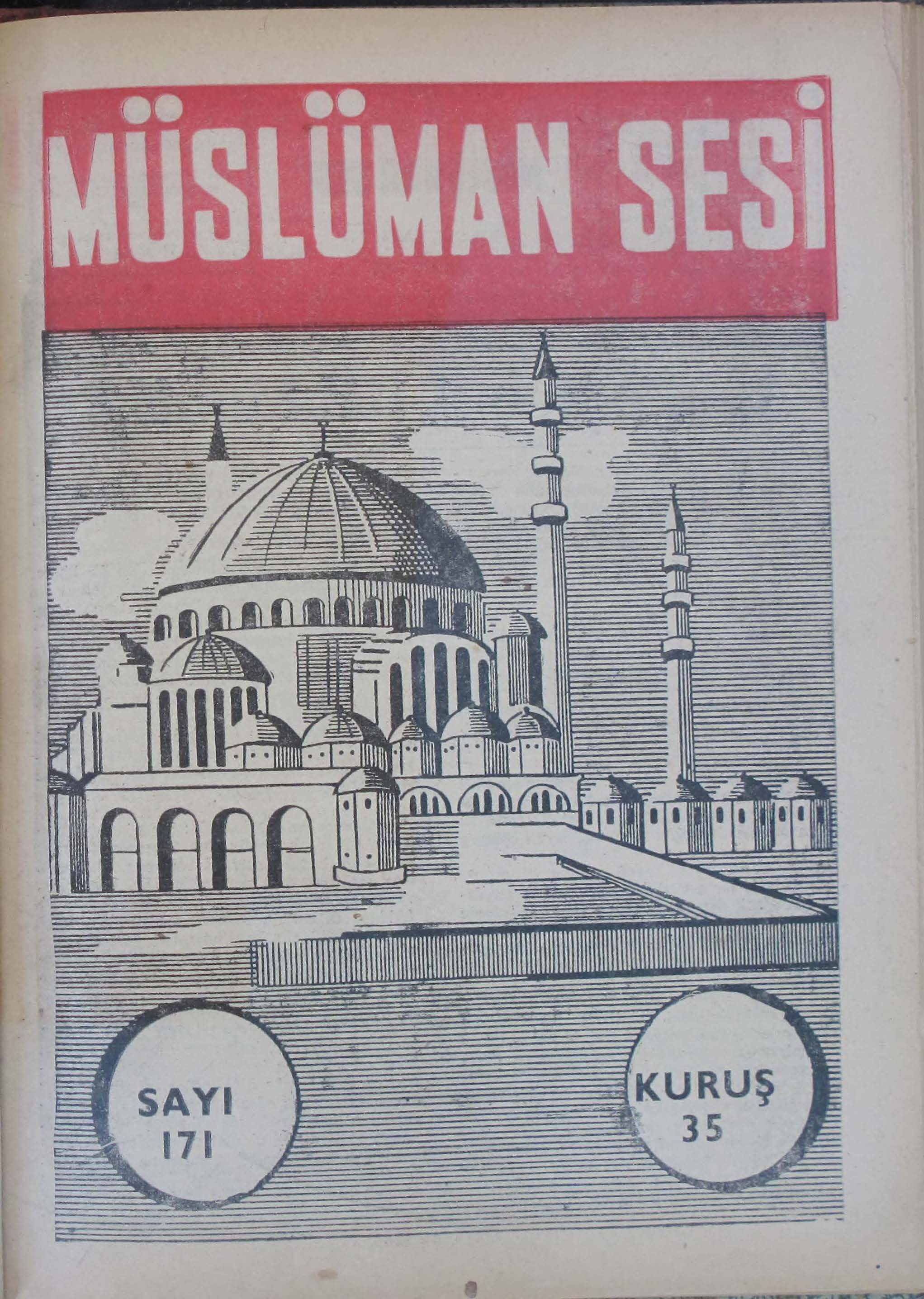 11. Cilt 171. Sayı Kapağı