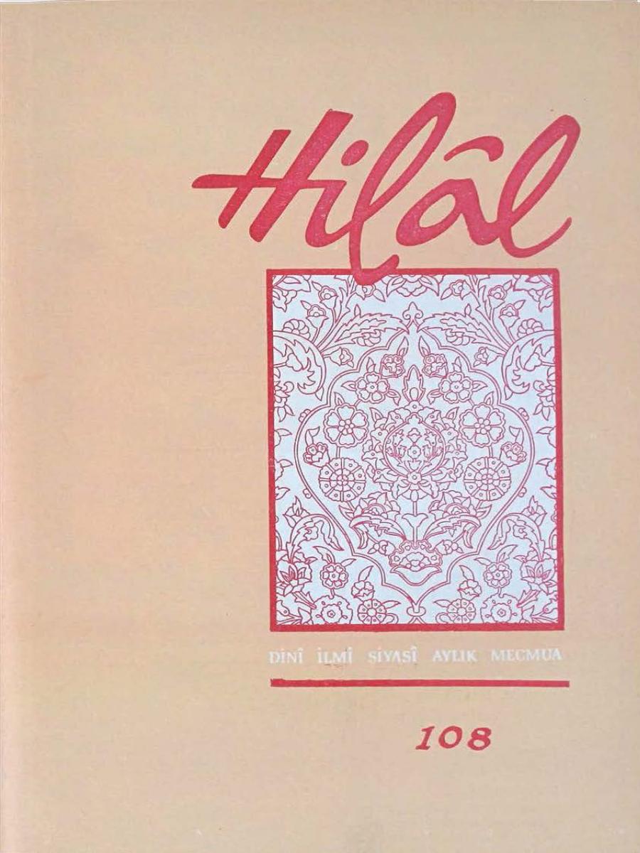 9. Cilt 108. Sayı Kapağı