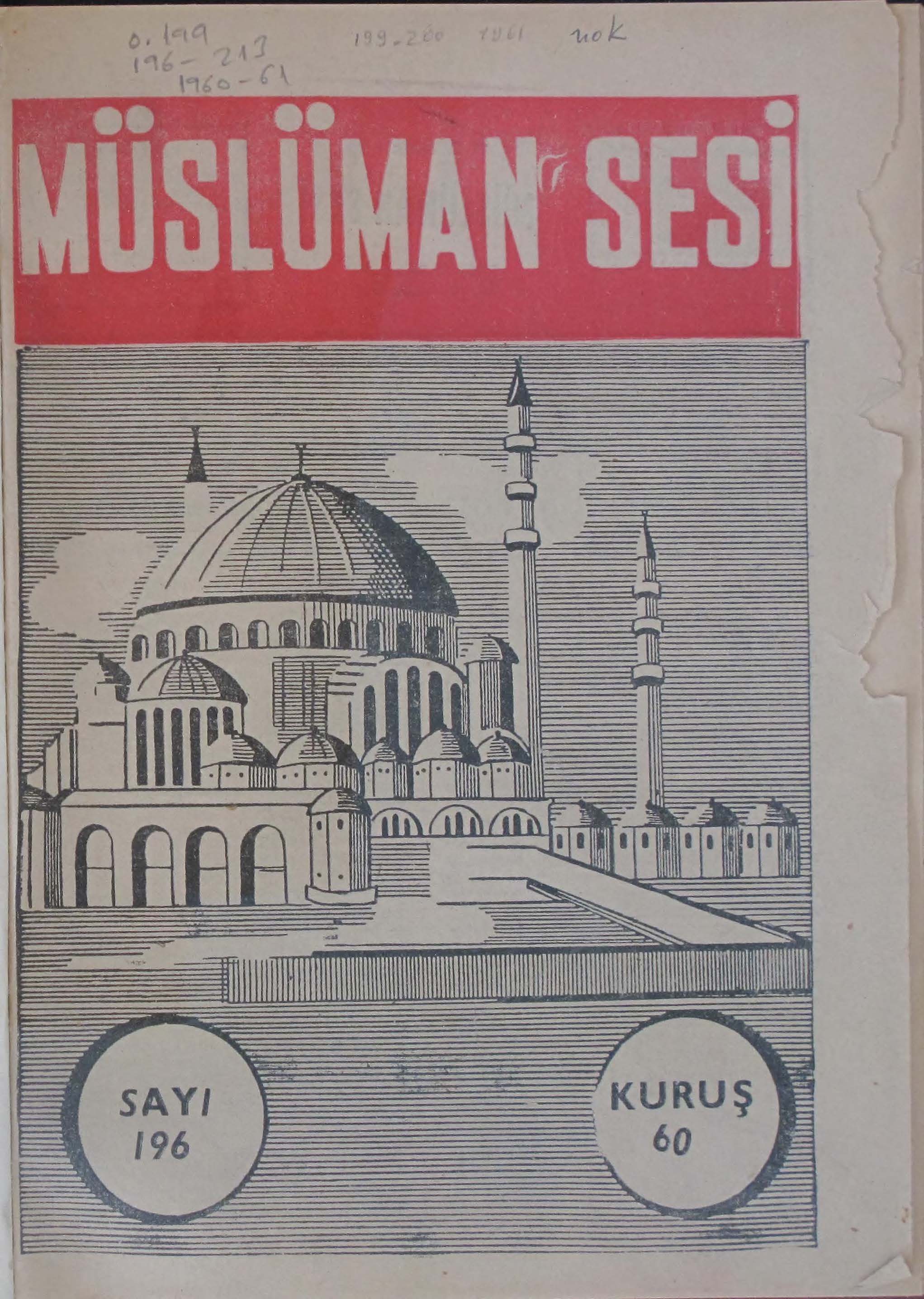 13. Cilt 196. Sayı Kapağı