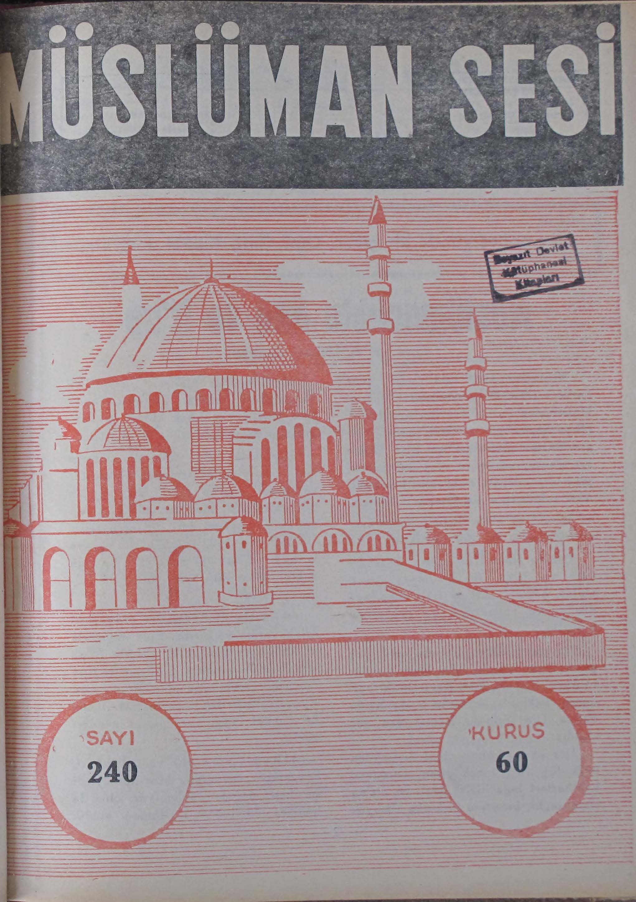 15. Cilt 240. Sayı Kapağı