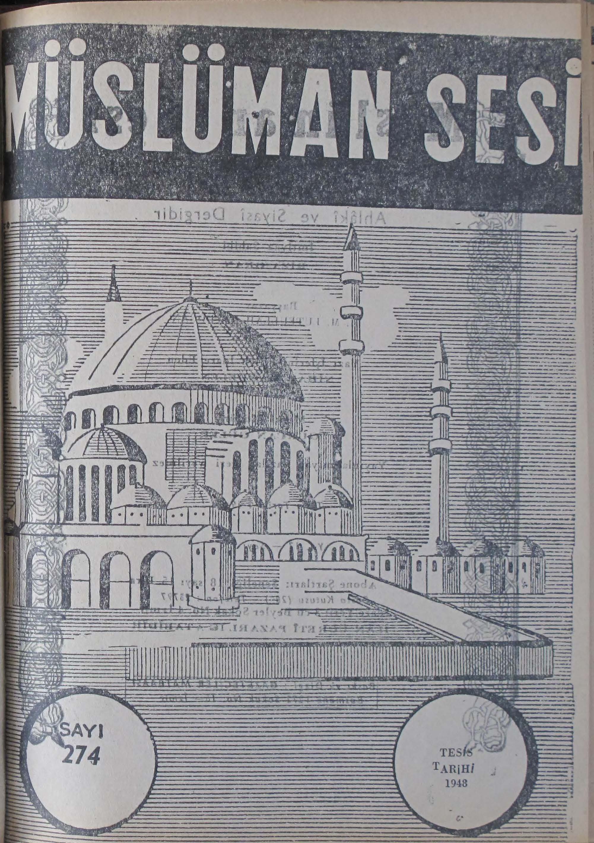 17. Cilt 274. Sayı Kapağı