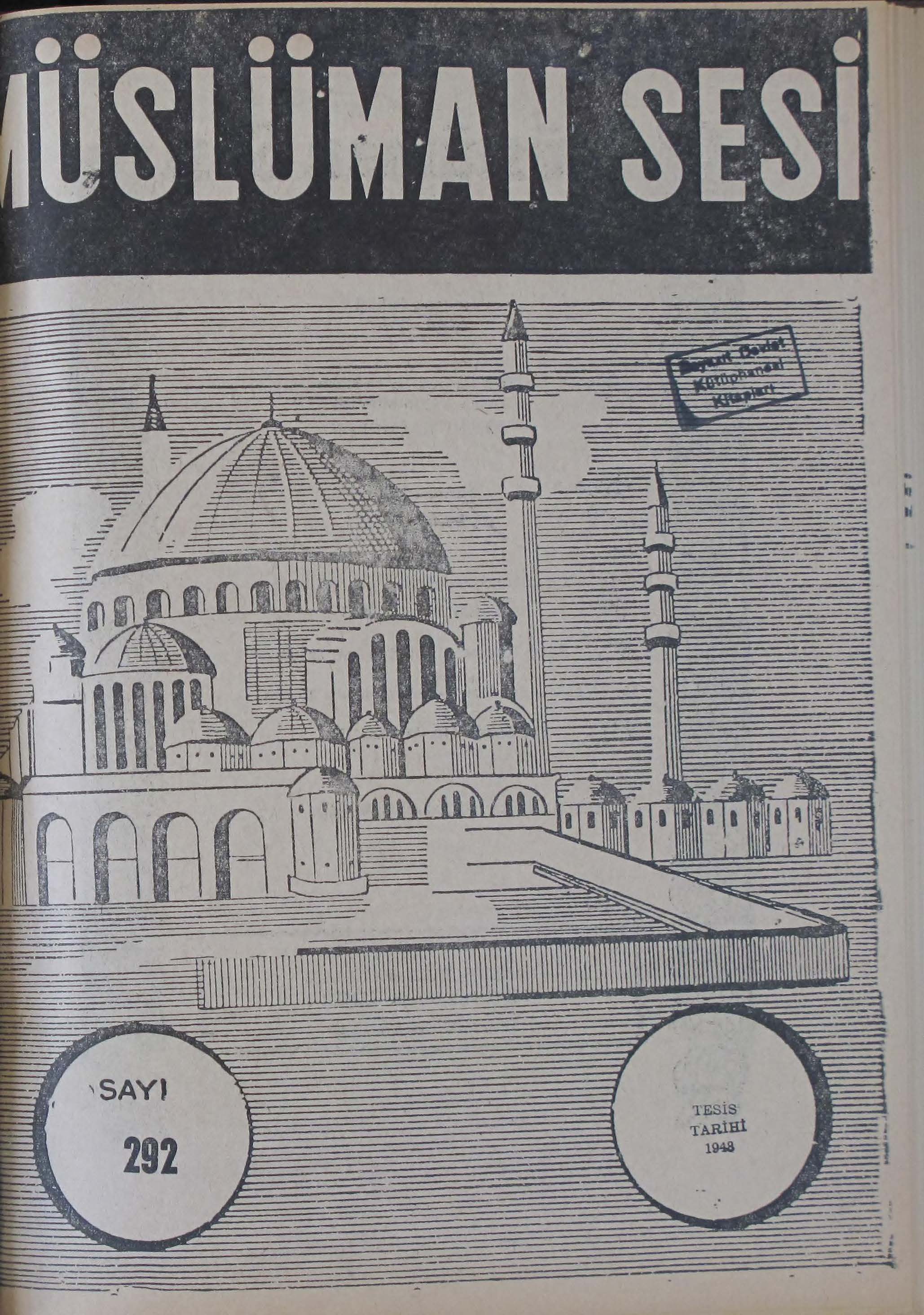 18. Cilt 292. Sayı Kapağı