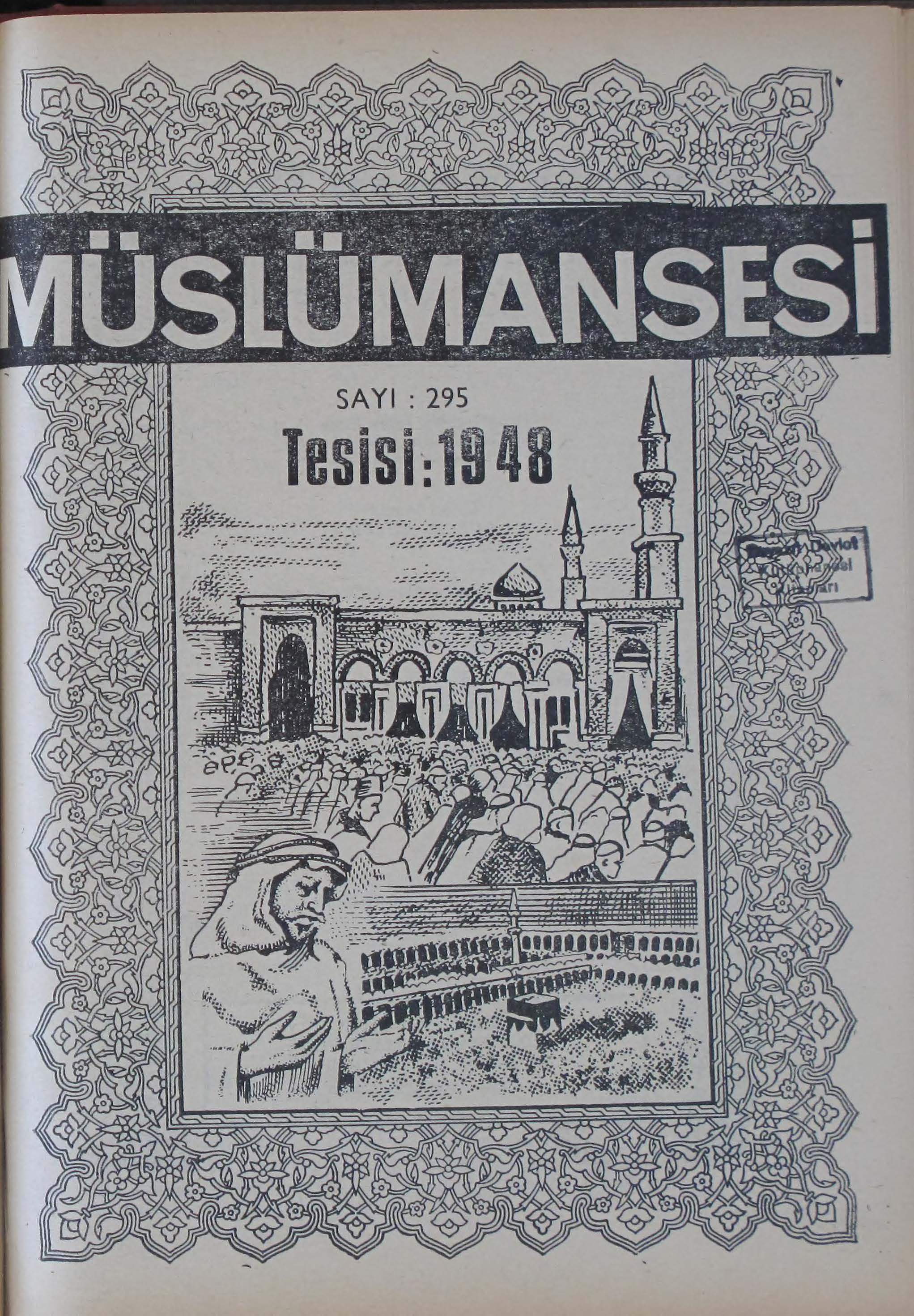18. Cilt 295. Sayı Kapağı