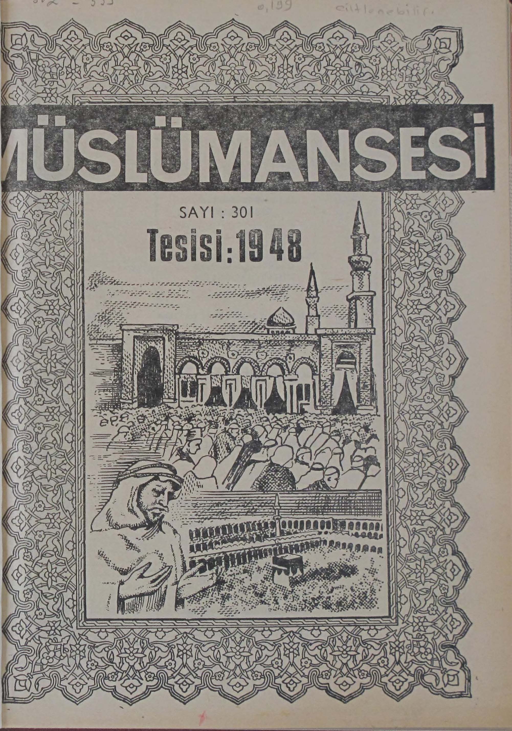 19. Cilt 301. Sayı Kapağı