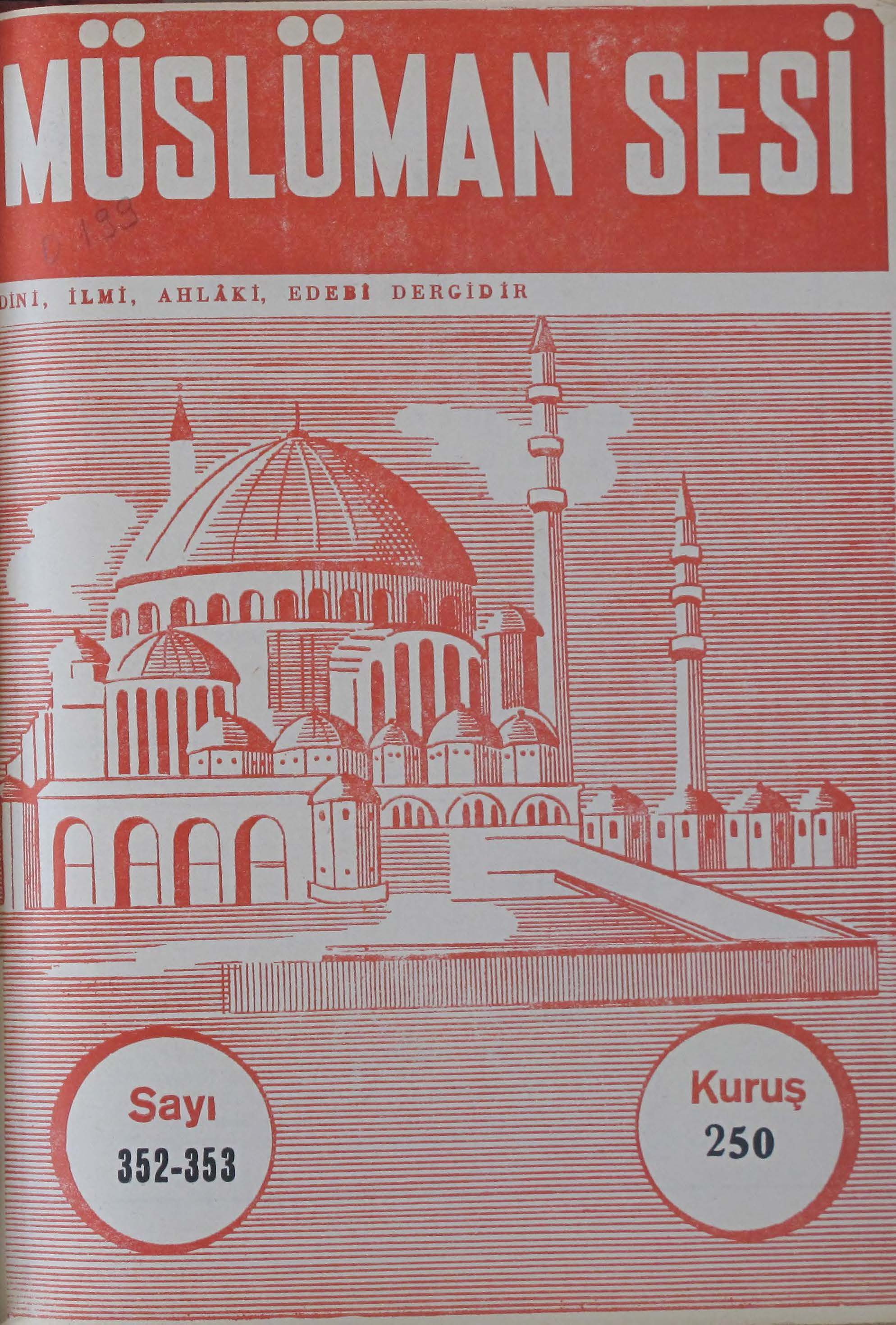 20. Cilt 352-353. Sayı Kapağı
