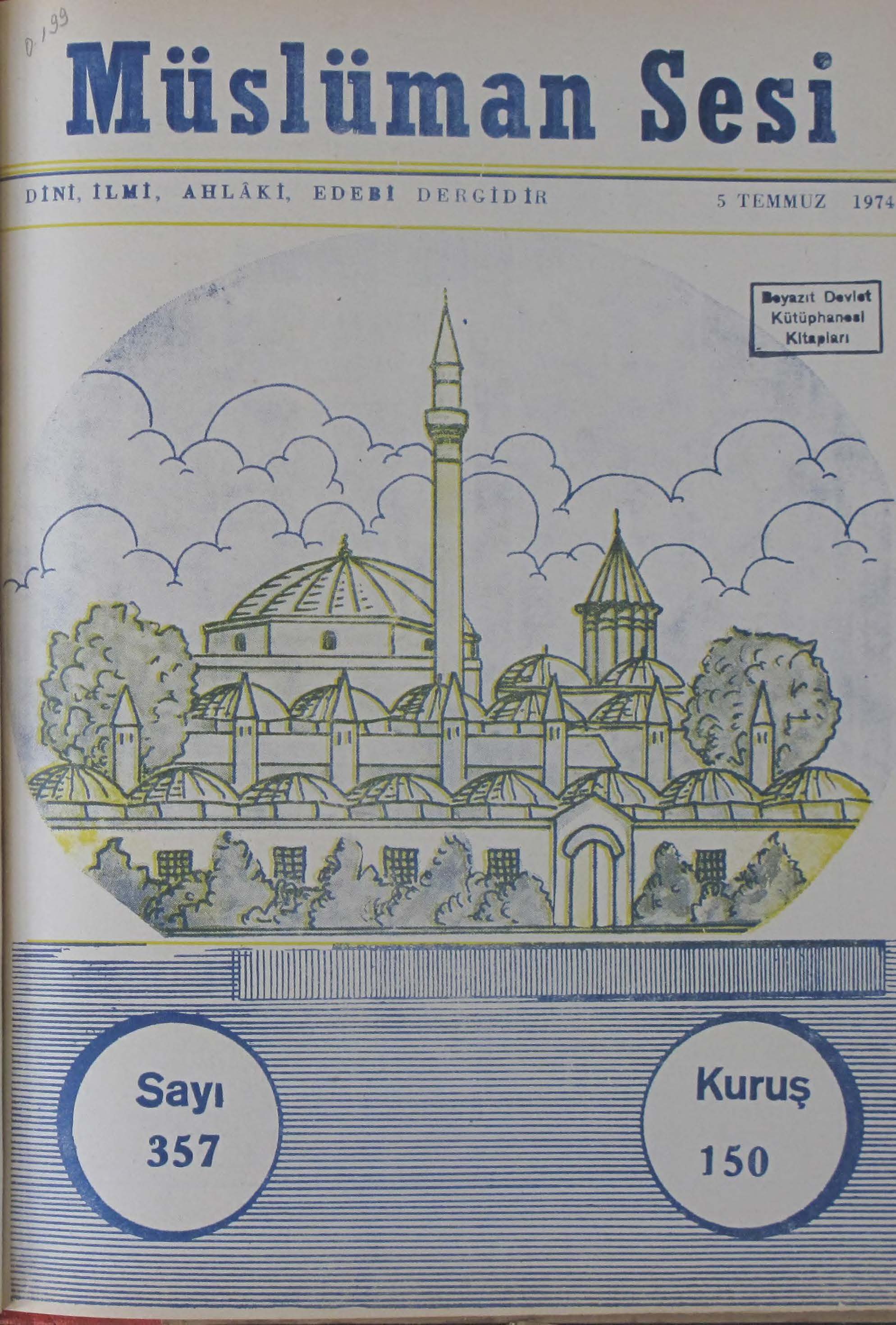 20. Cilt 357. Sayı Kapağı