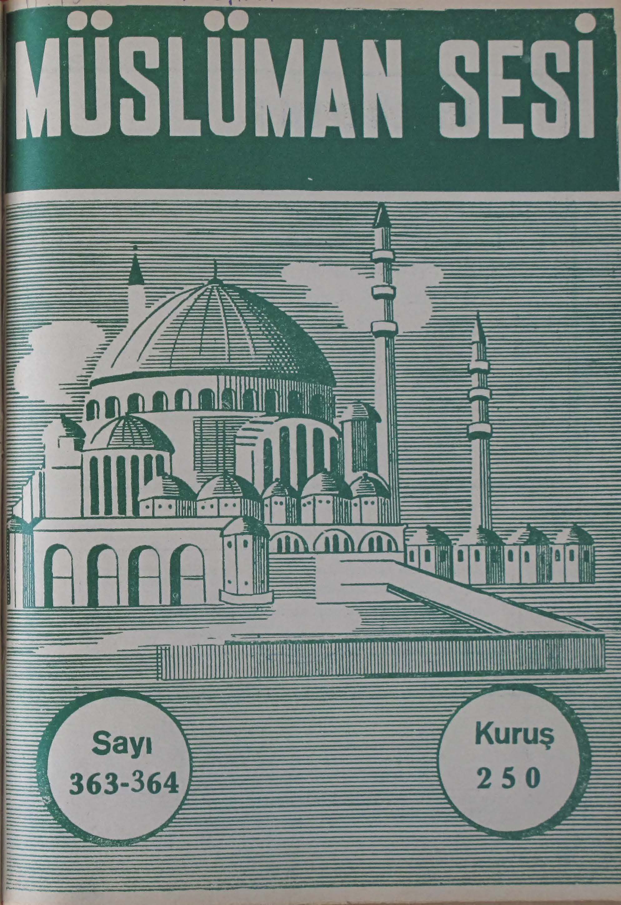 20. Cilt 363-364. Sayı Kapağı
