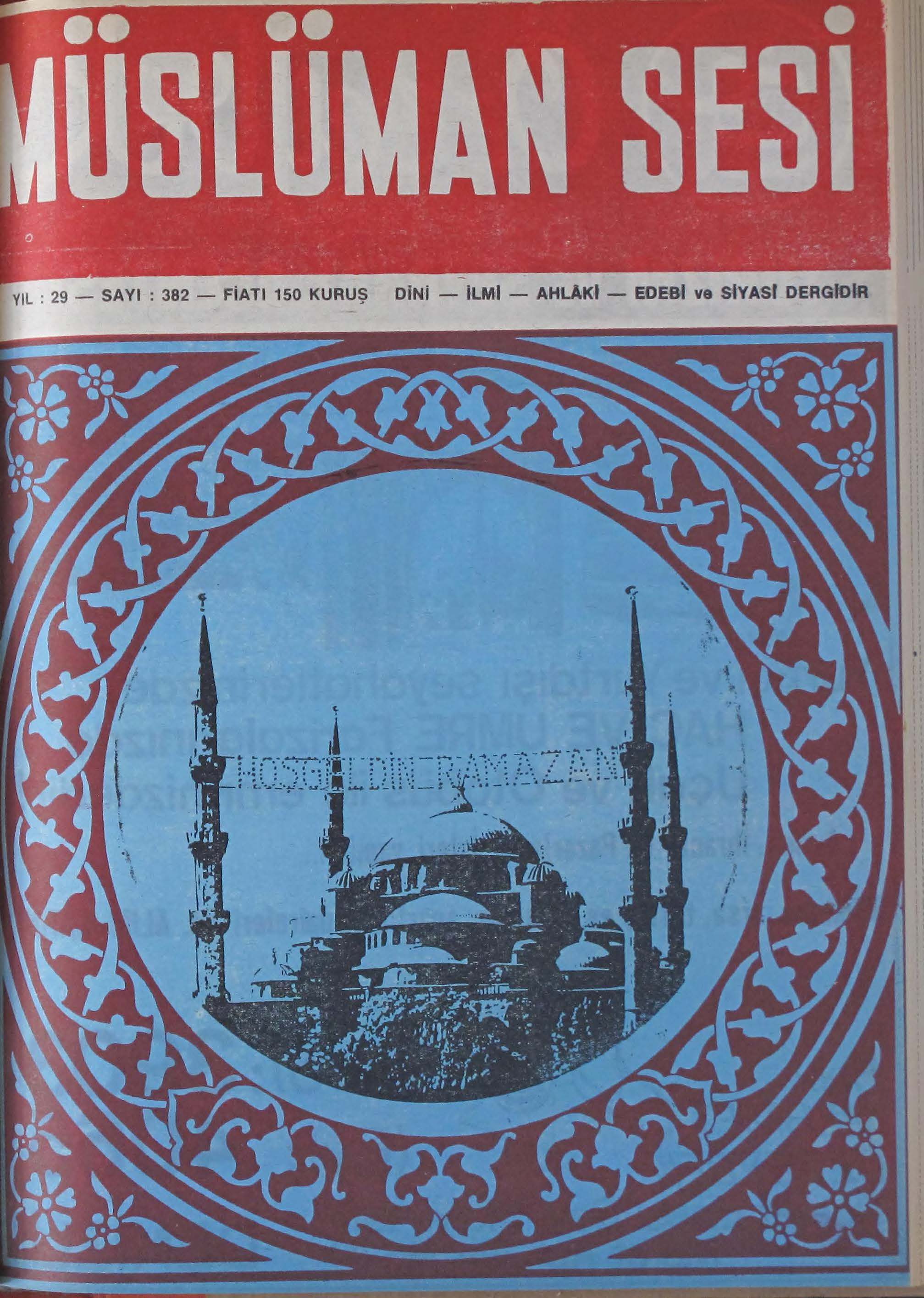 22. Cilt 382. Sayı Kapağı