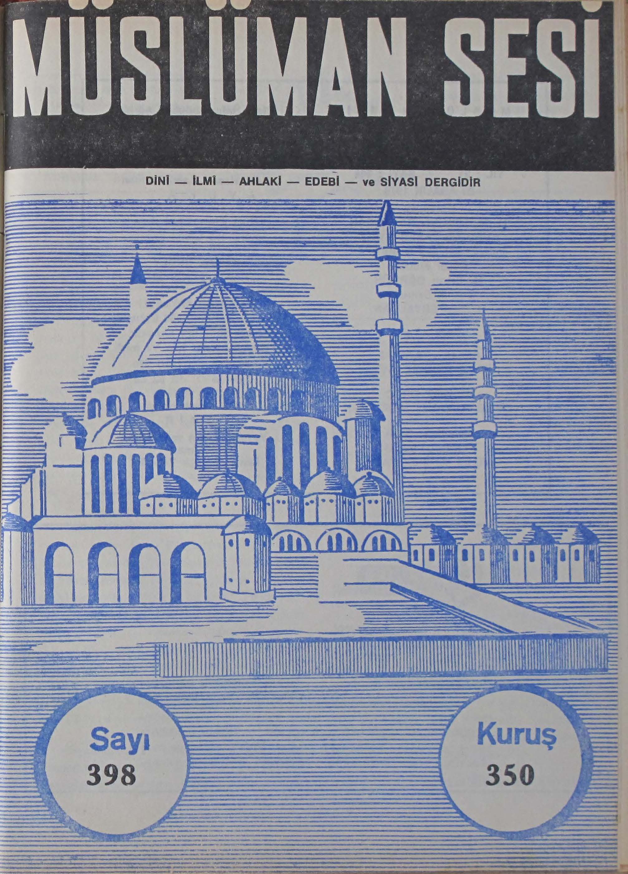 22. Cilt 398. Sayı Kapağı