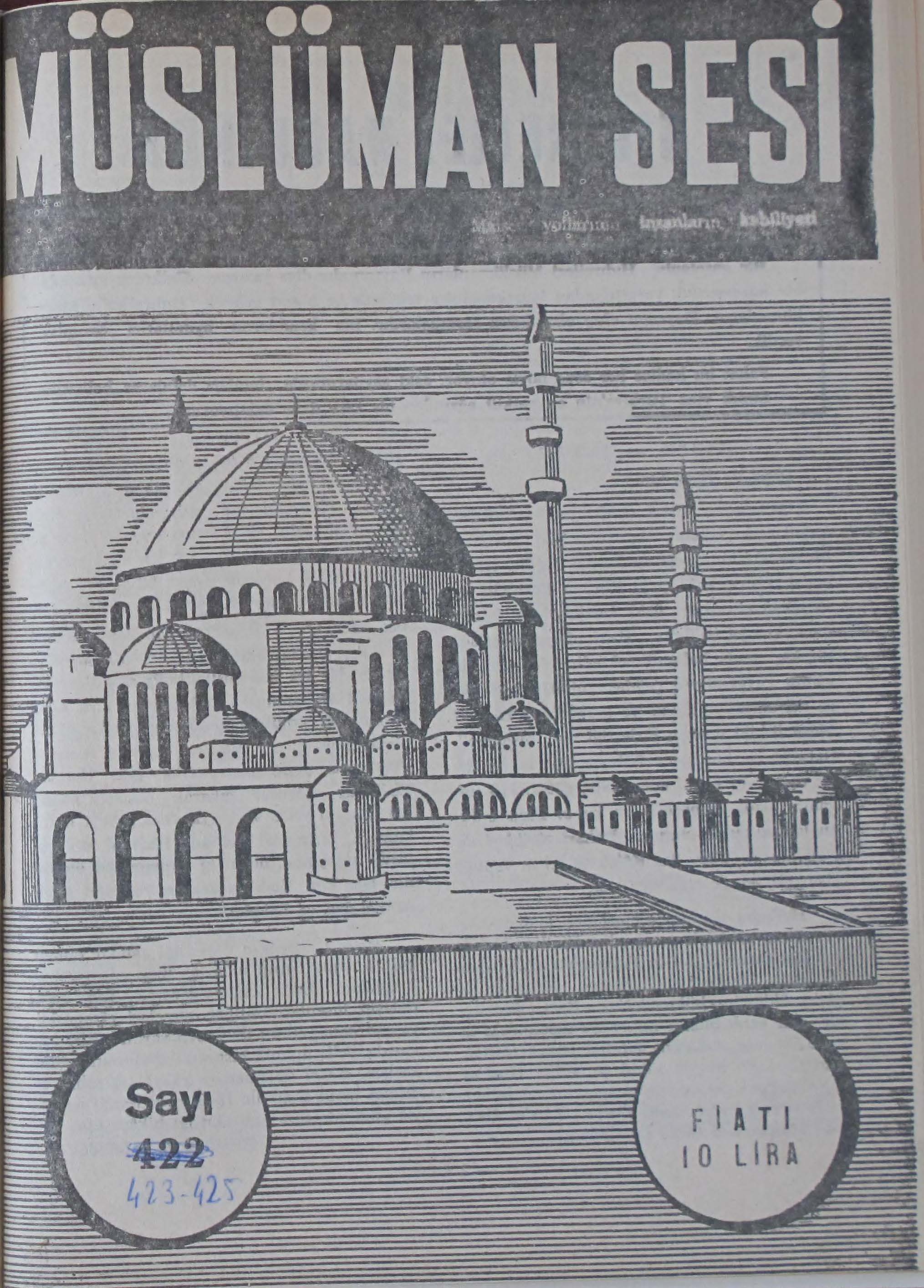 23. Cilt 423-424-425. Sayı Kapağı