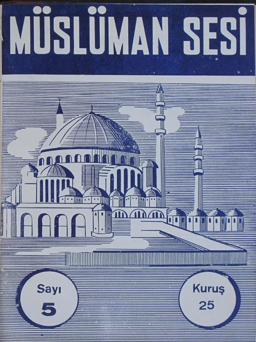 1. Cilt 5. Sayı Kapağı