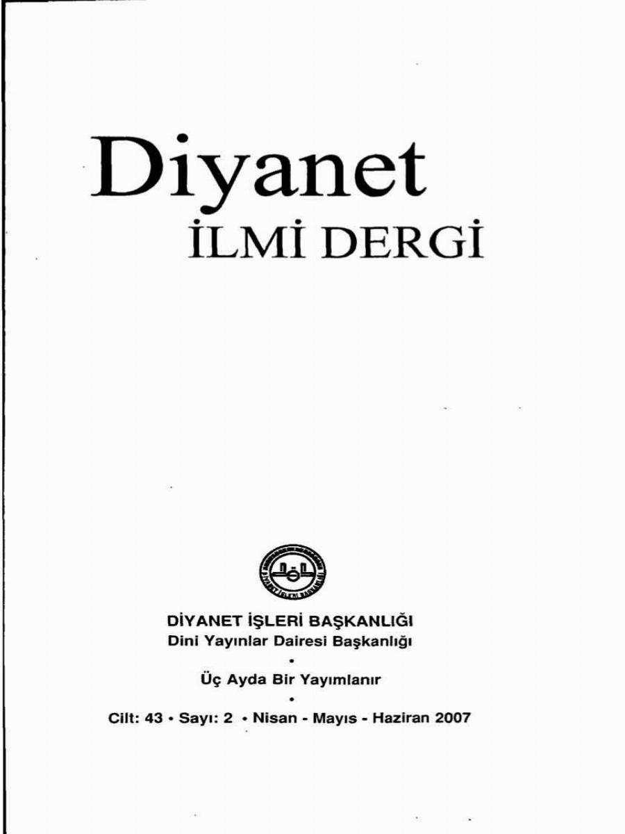 43. Cilt 2. Sayı Kapağı