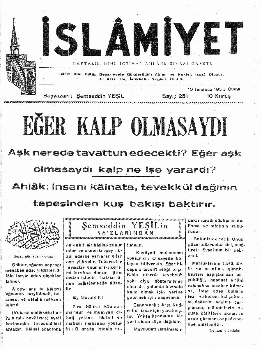 5. Cilt 251. Sayı Kapağı