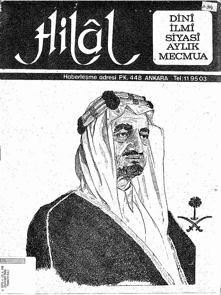 13. Cilt 148. Sayı Kapağı