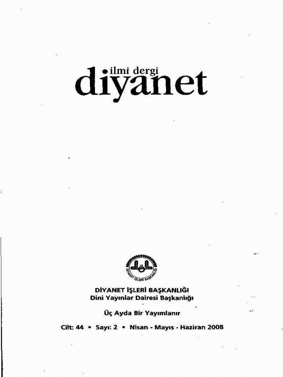44. Cilt 2. Sayı Kapağı