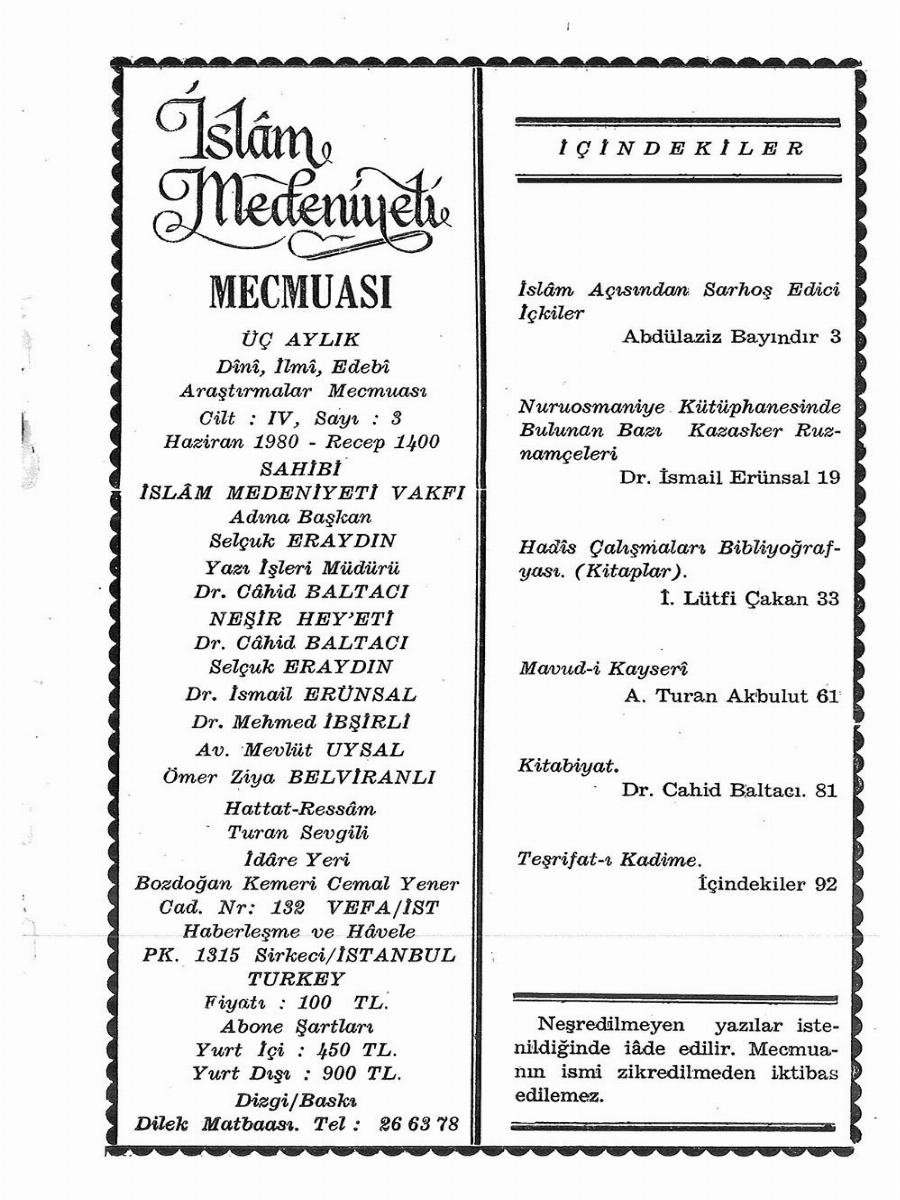 4. Cilt 3. Sayı Kapağı