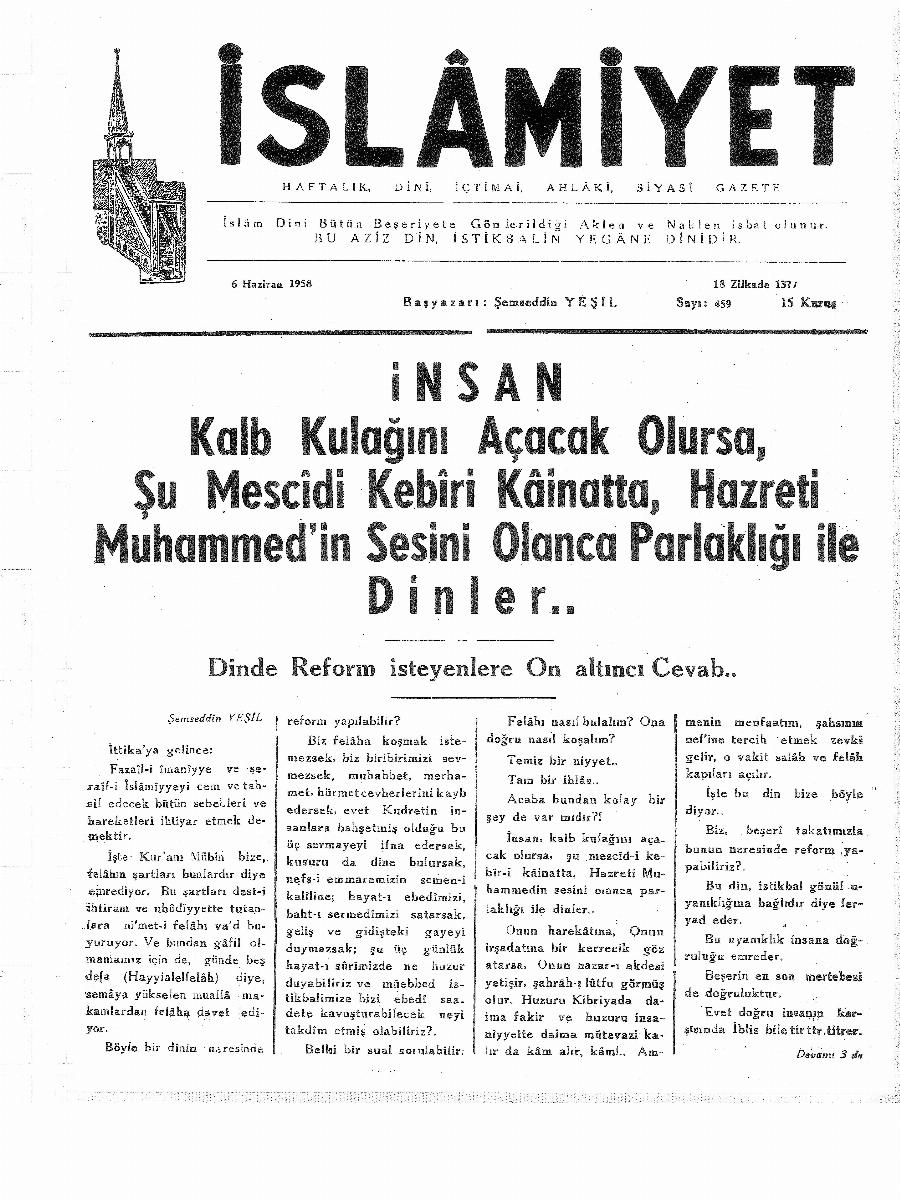 9. Cilt 459. Sayı Kapağı