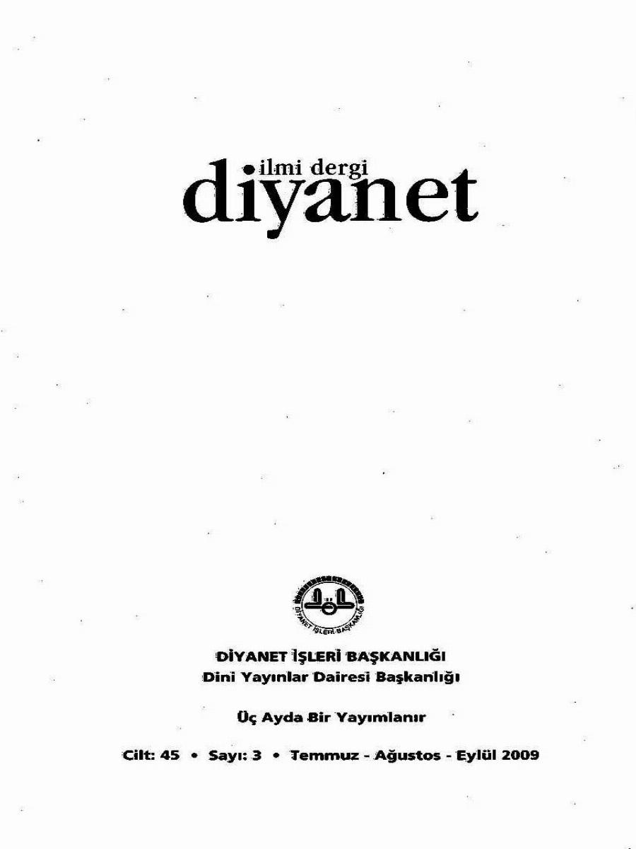 45. Cilt 3. Sayı Kapağı