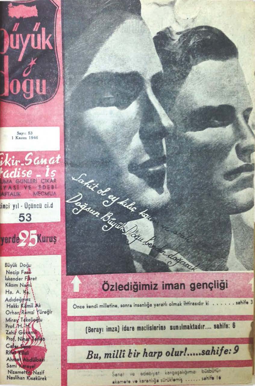 1. Cilt 53. Sayı Kapağı