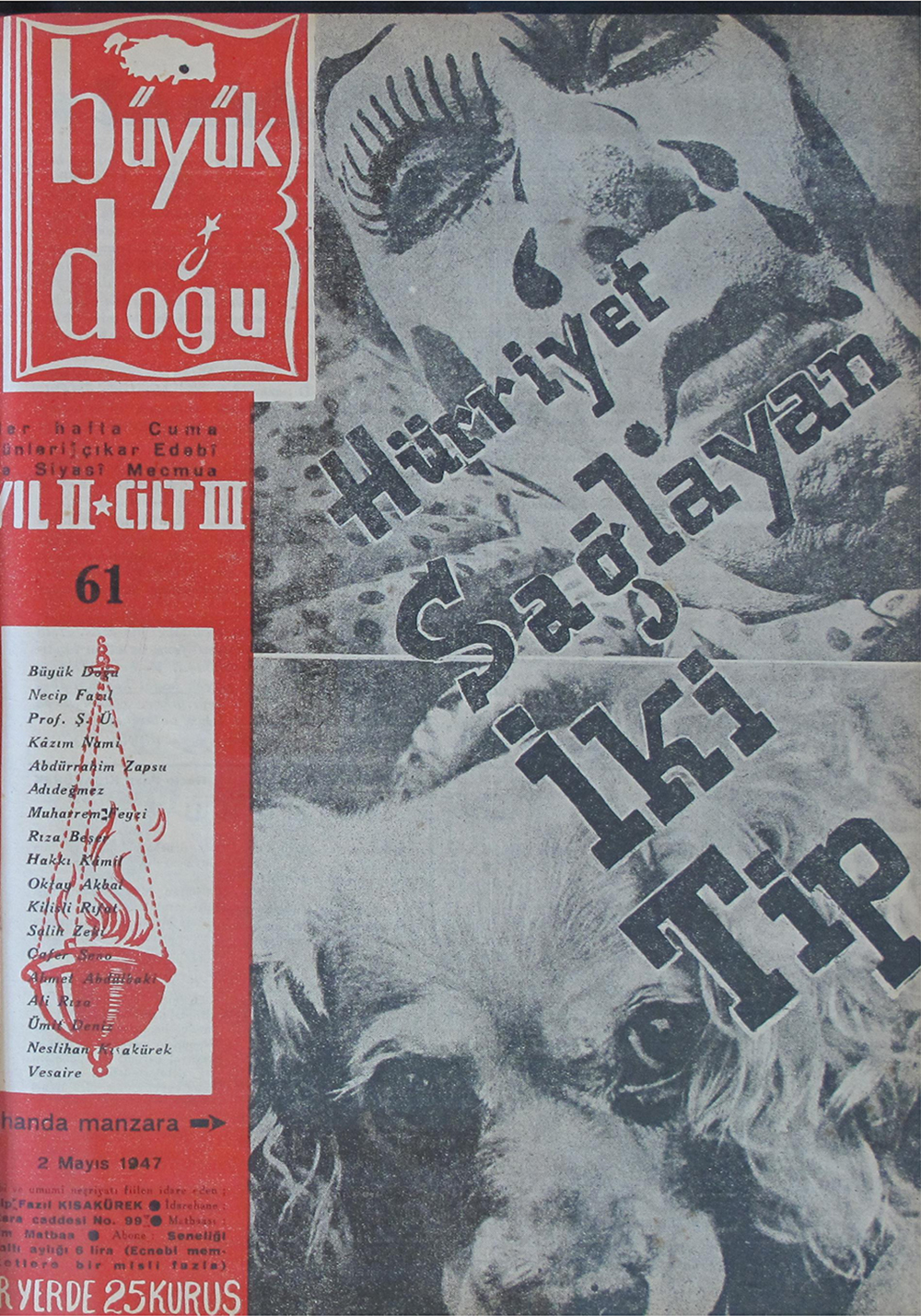 2. Cilt 61. Sayı Kapağı
