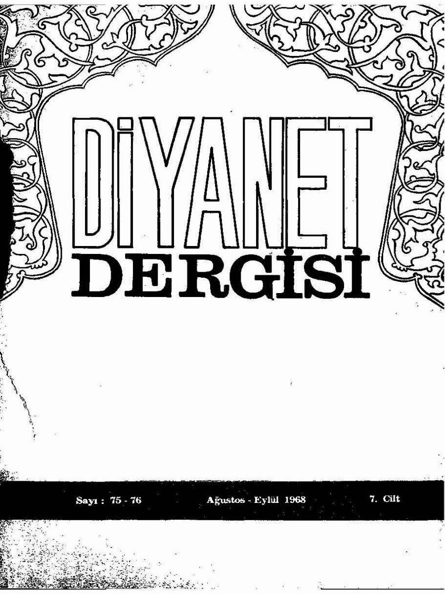 7. Cilt 75-76. Sayı Kapağı