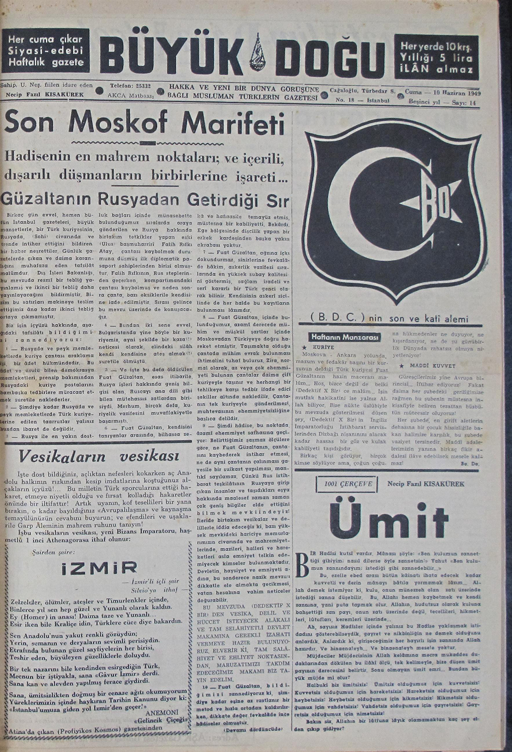 4. Cilt 14. Sayı Kapağı
