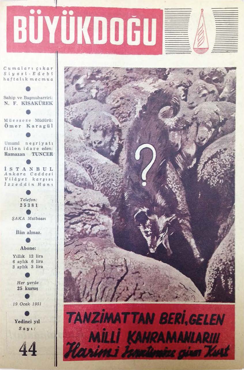5. Cilt 44. Sayı Kapağı